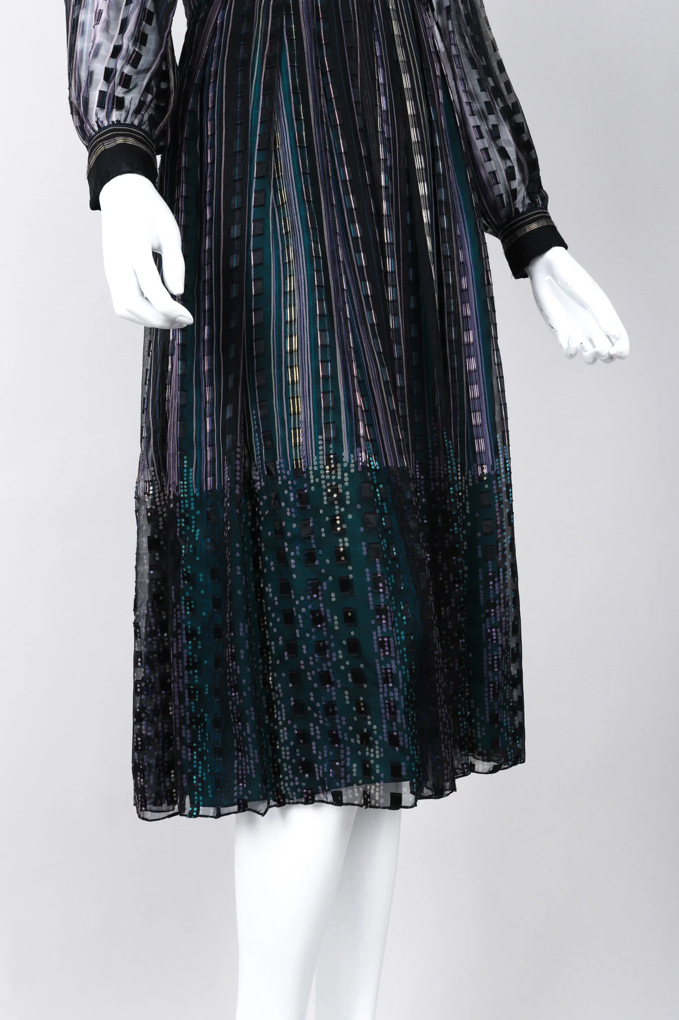 Silk Chiffon Floaty Dress - Image 8