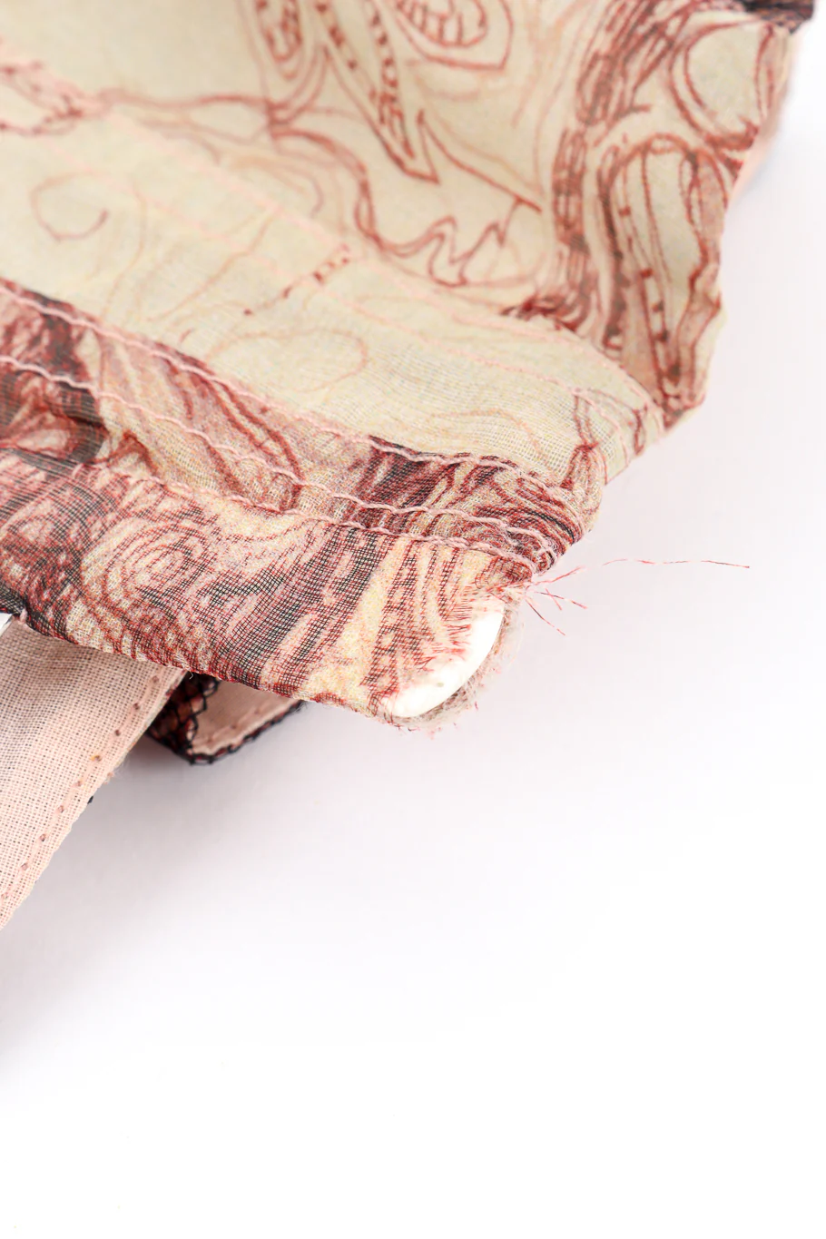 Silk Chiffon Rococo Corset Top - Image 11