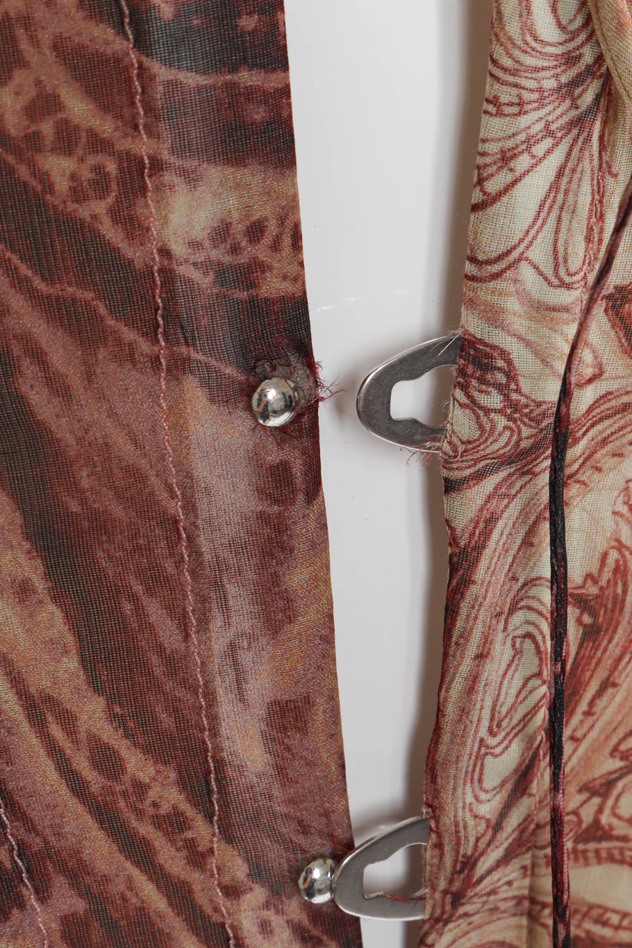 Silk Chiffon Rococo Corset Top - Image 12