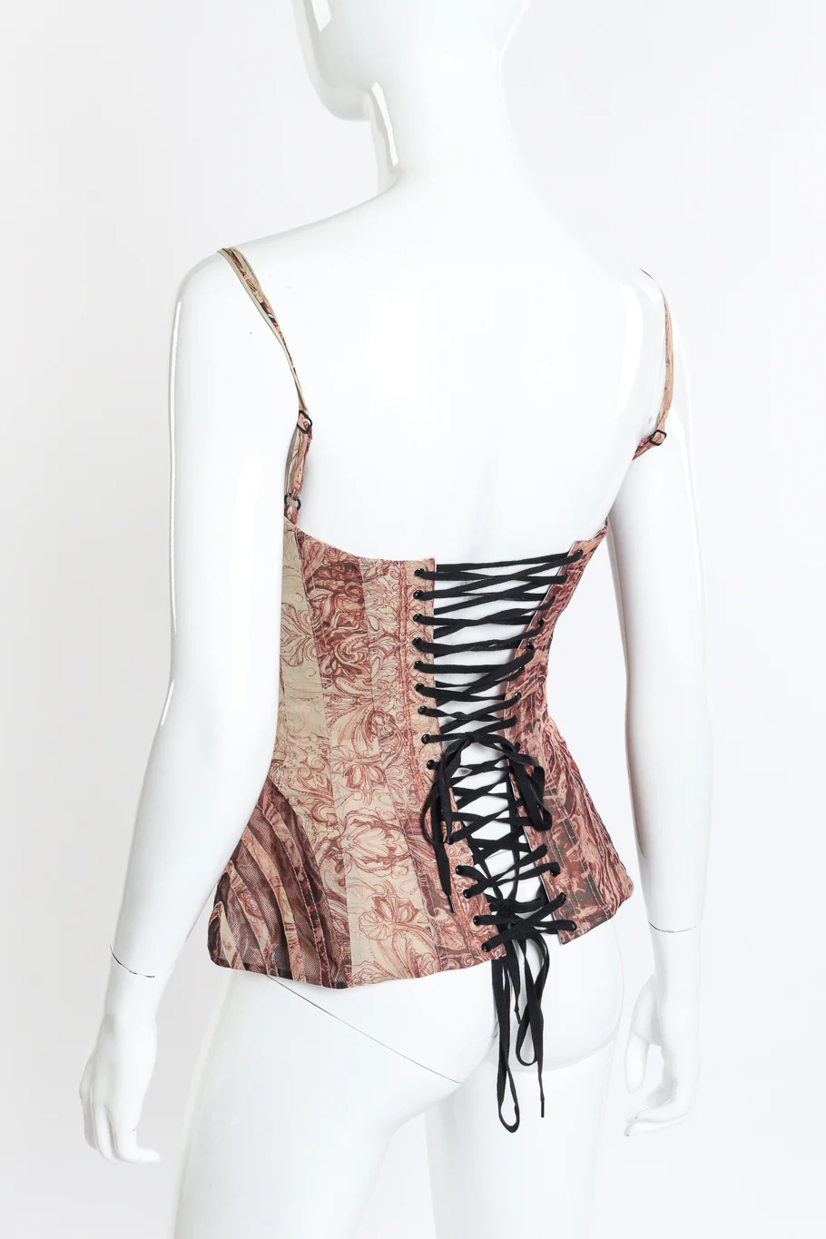 Silk Chiffon Rococo Corset Top - Image 2