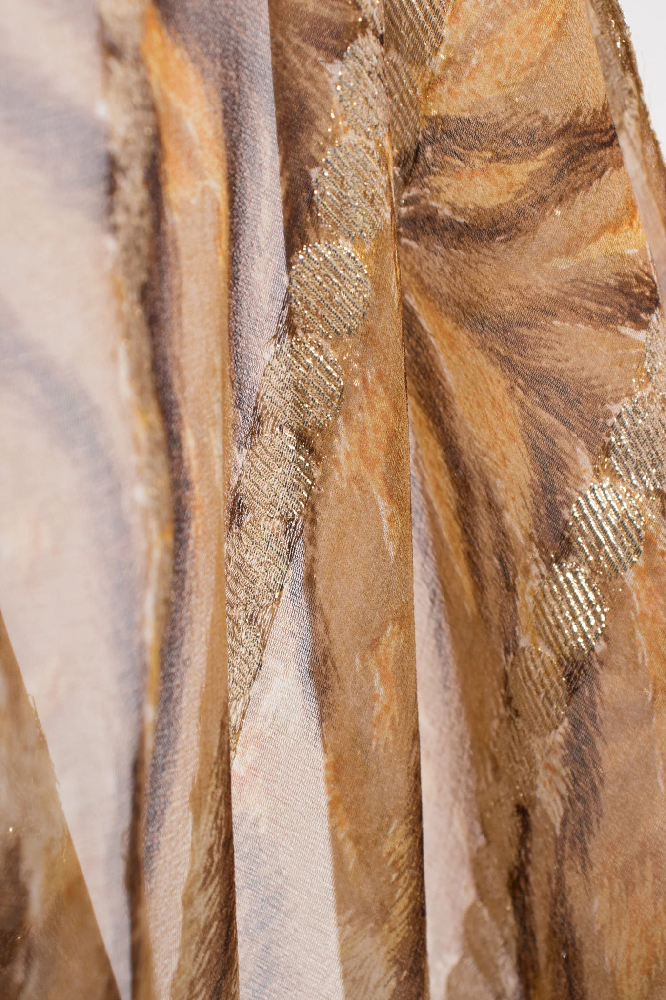 Silk Chiffon Tiger Dress - Image 12