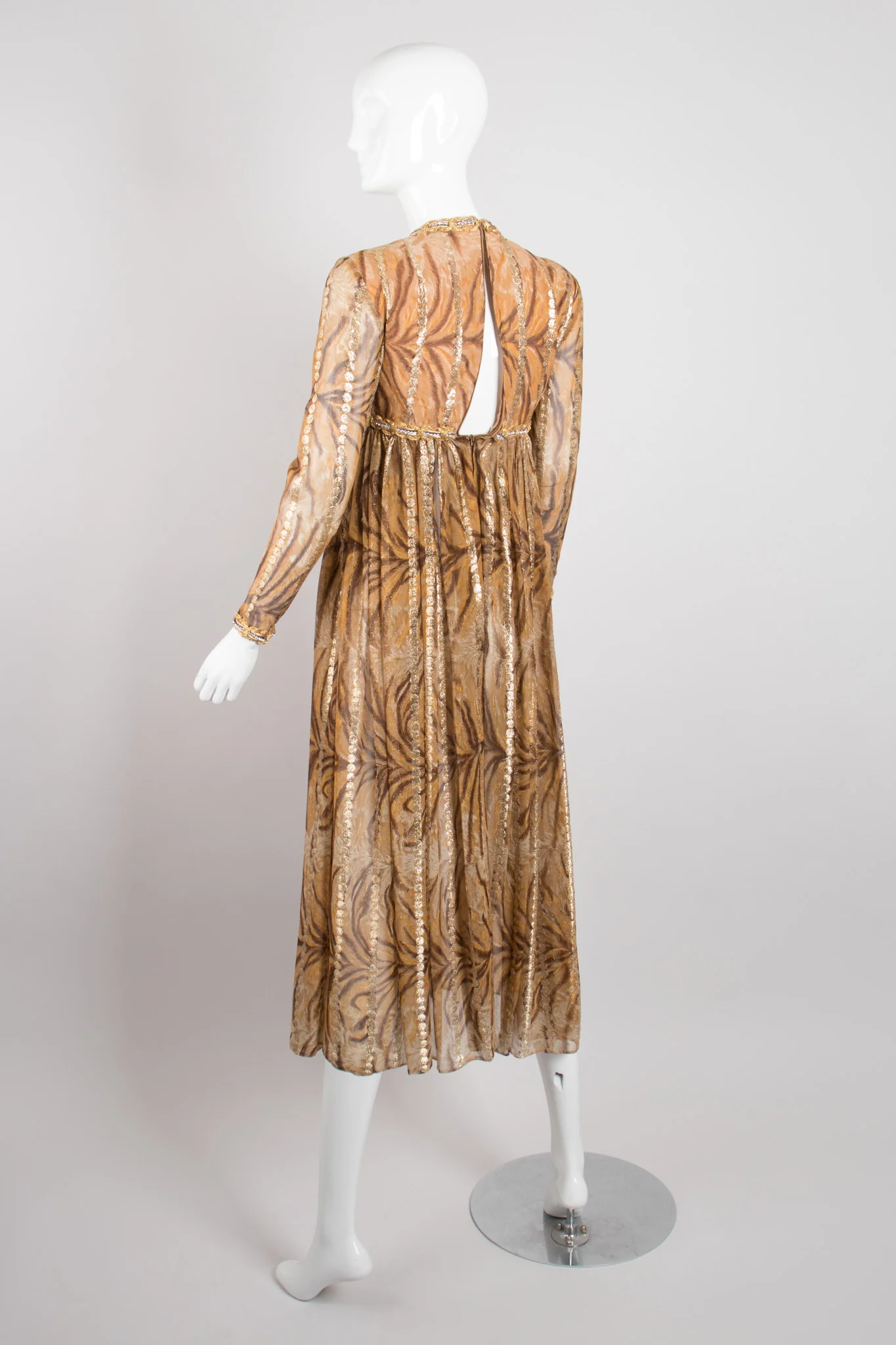 Silk Chiffon Tiger Dress - Image 5