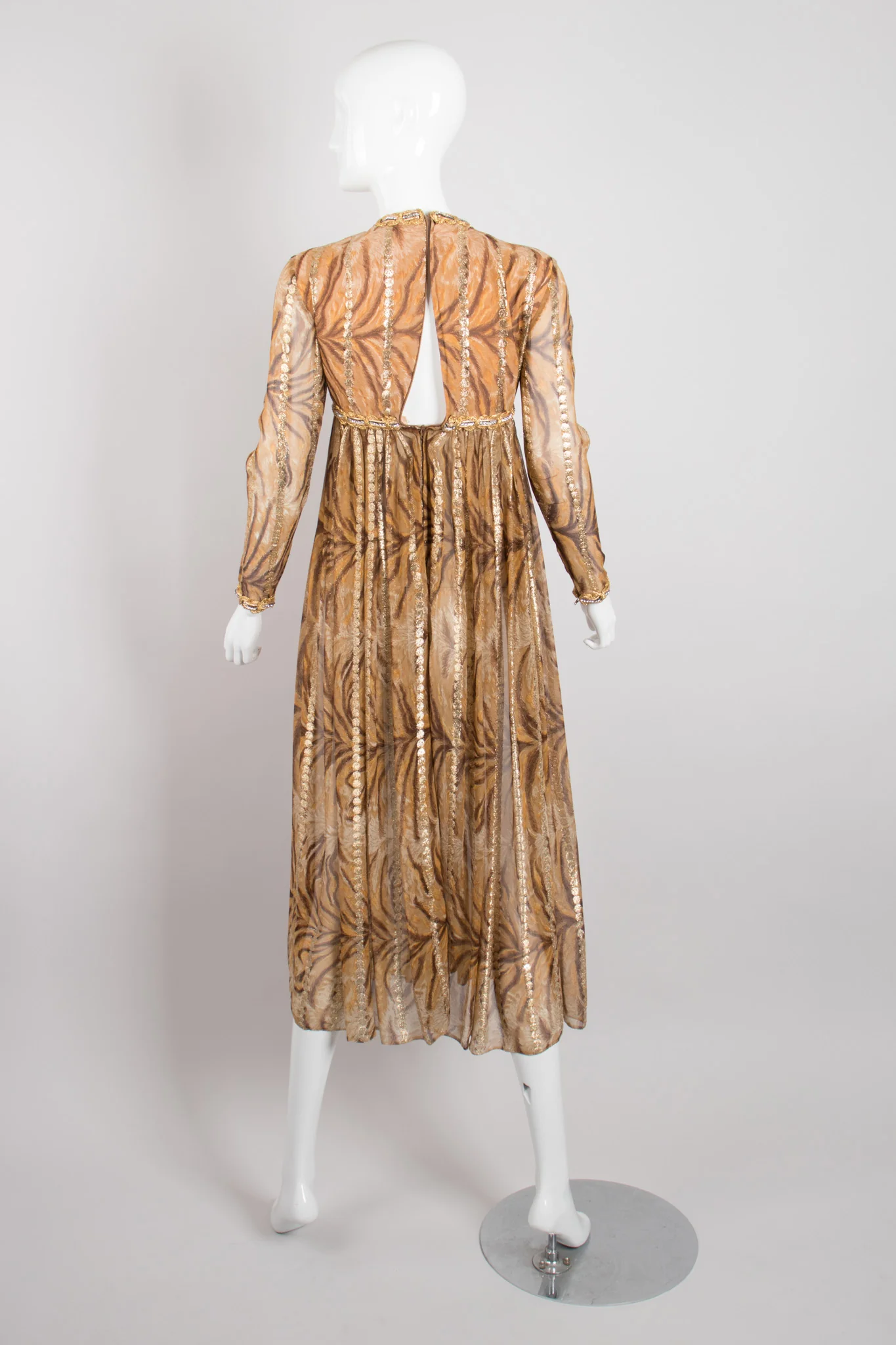 Silk Chiffon Tiger Dress - Image 6