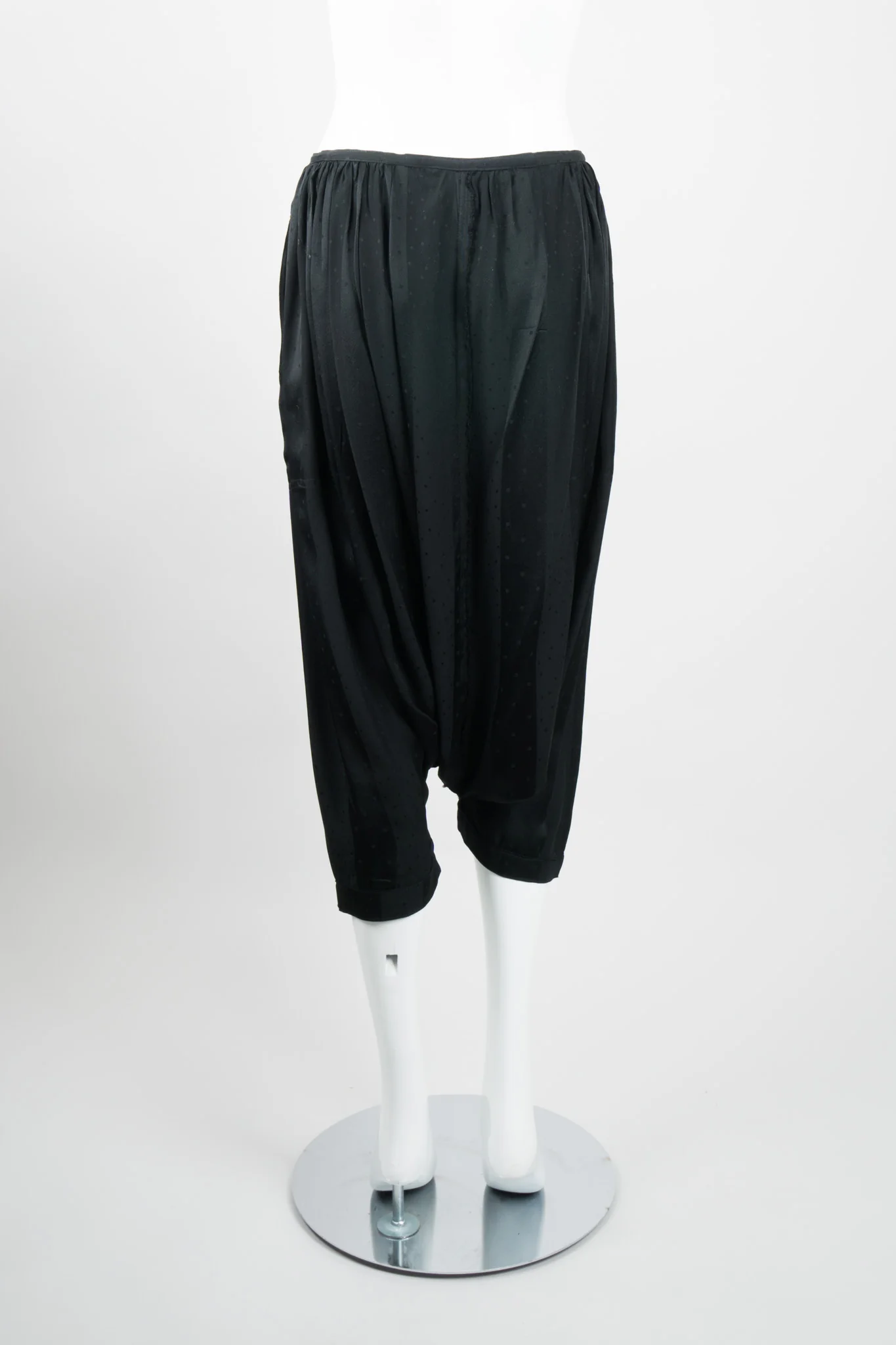 Silk Cropped Harem Pant - Image 6