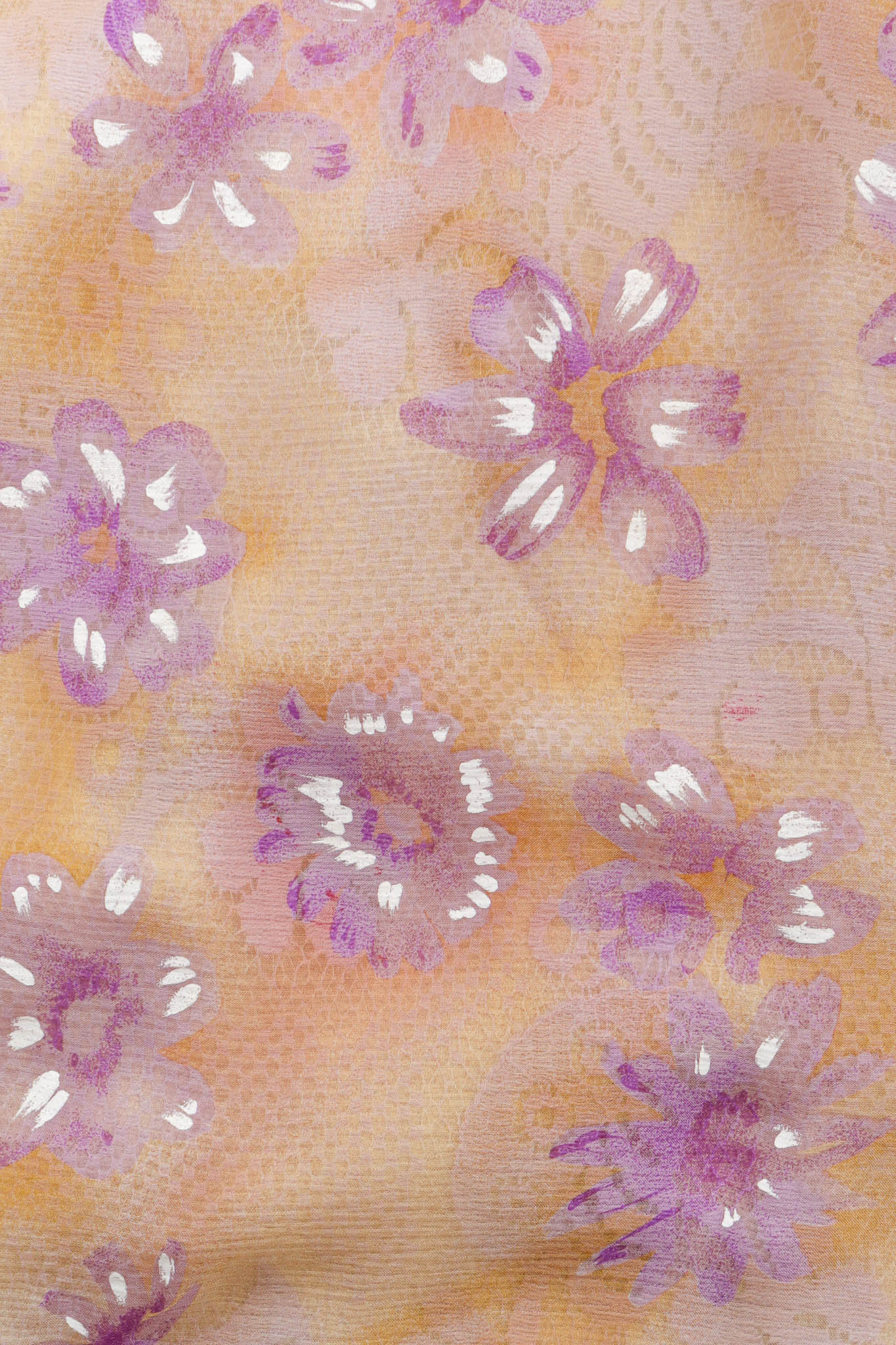 Silk Daisy Asymmetrical Skirt - Image 10