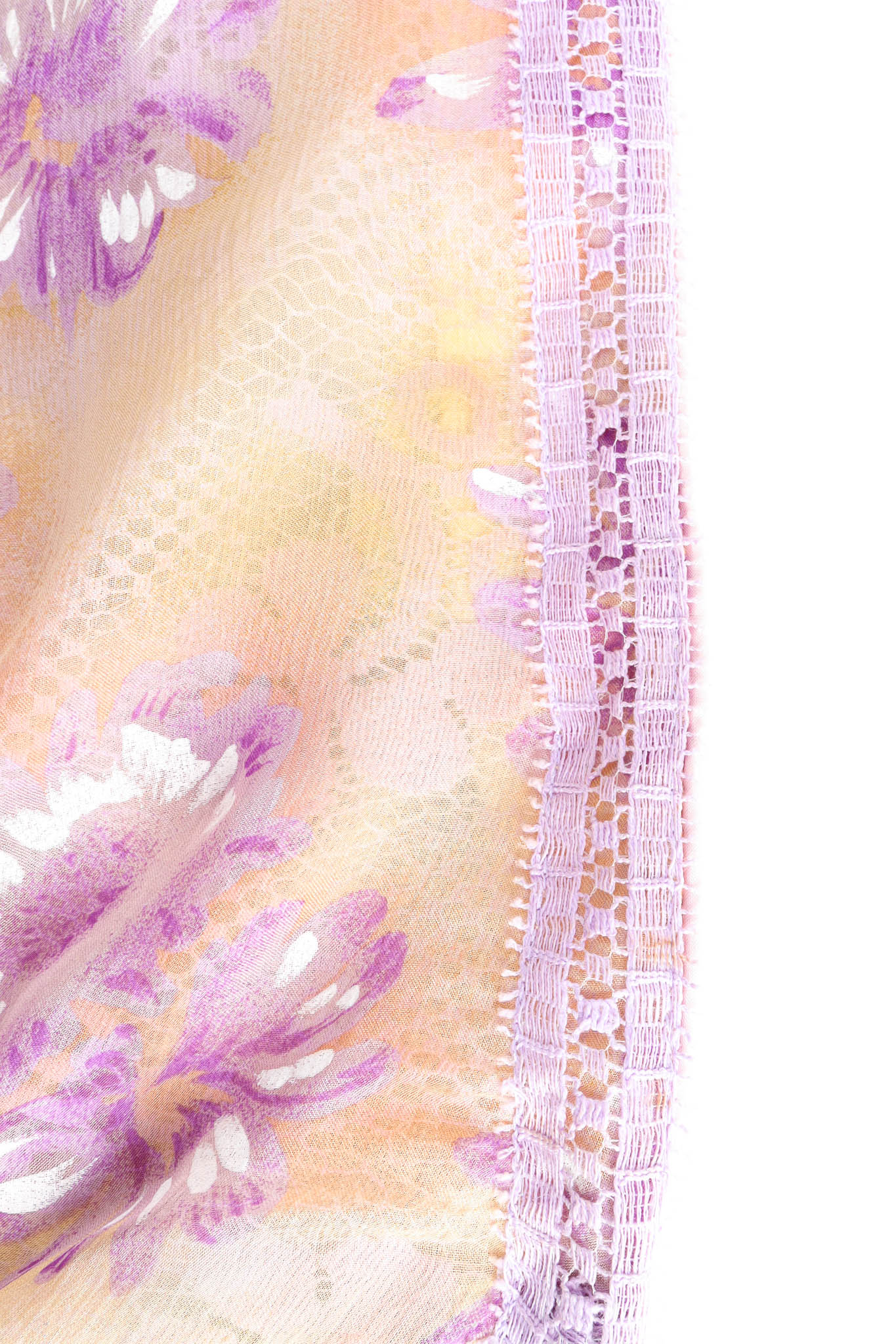 Silk Daisy Asymmetrical Skirt - Image 8