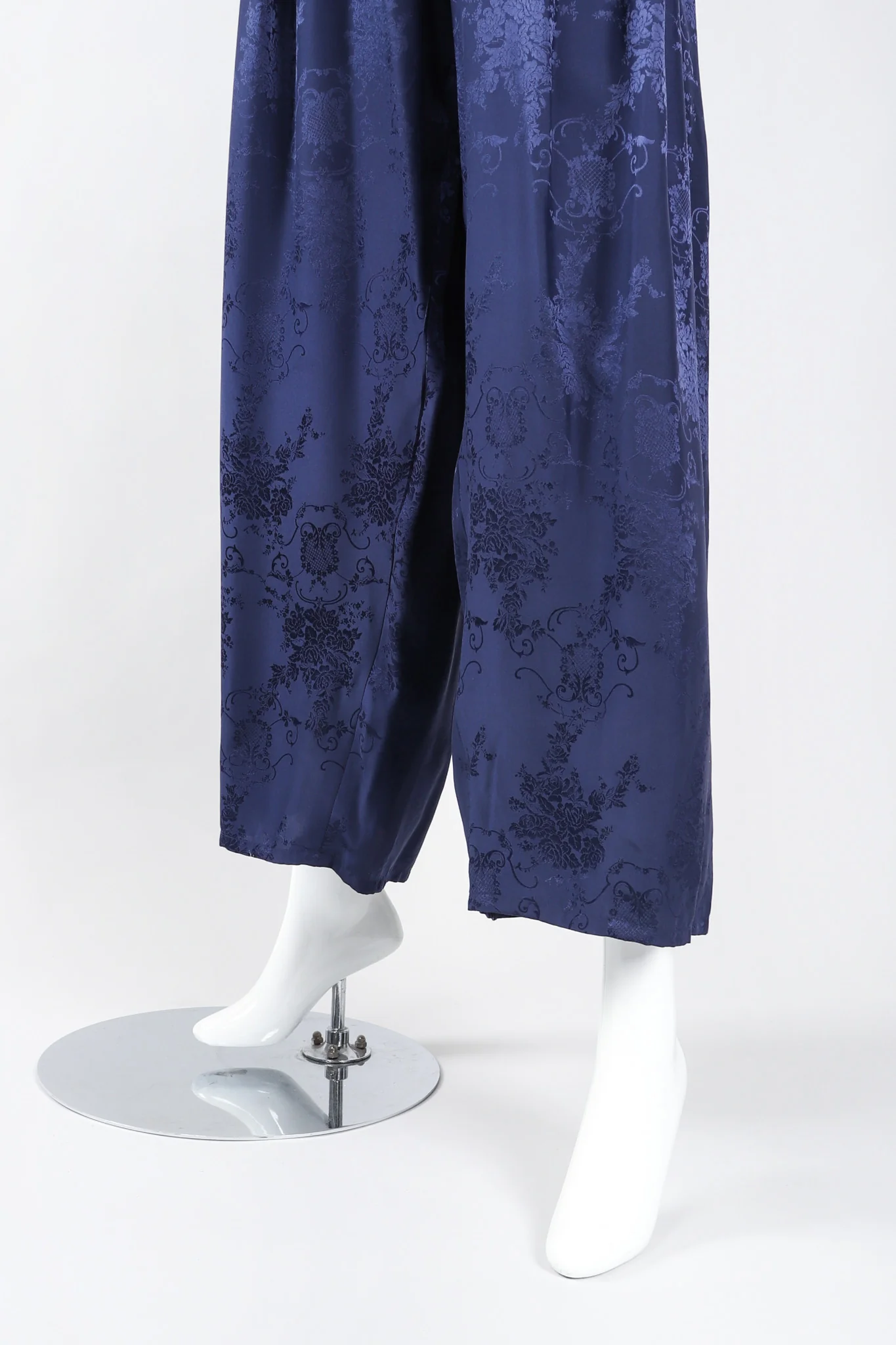 Silk Damask Power Jumpsuit - Image 10