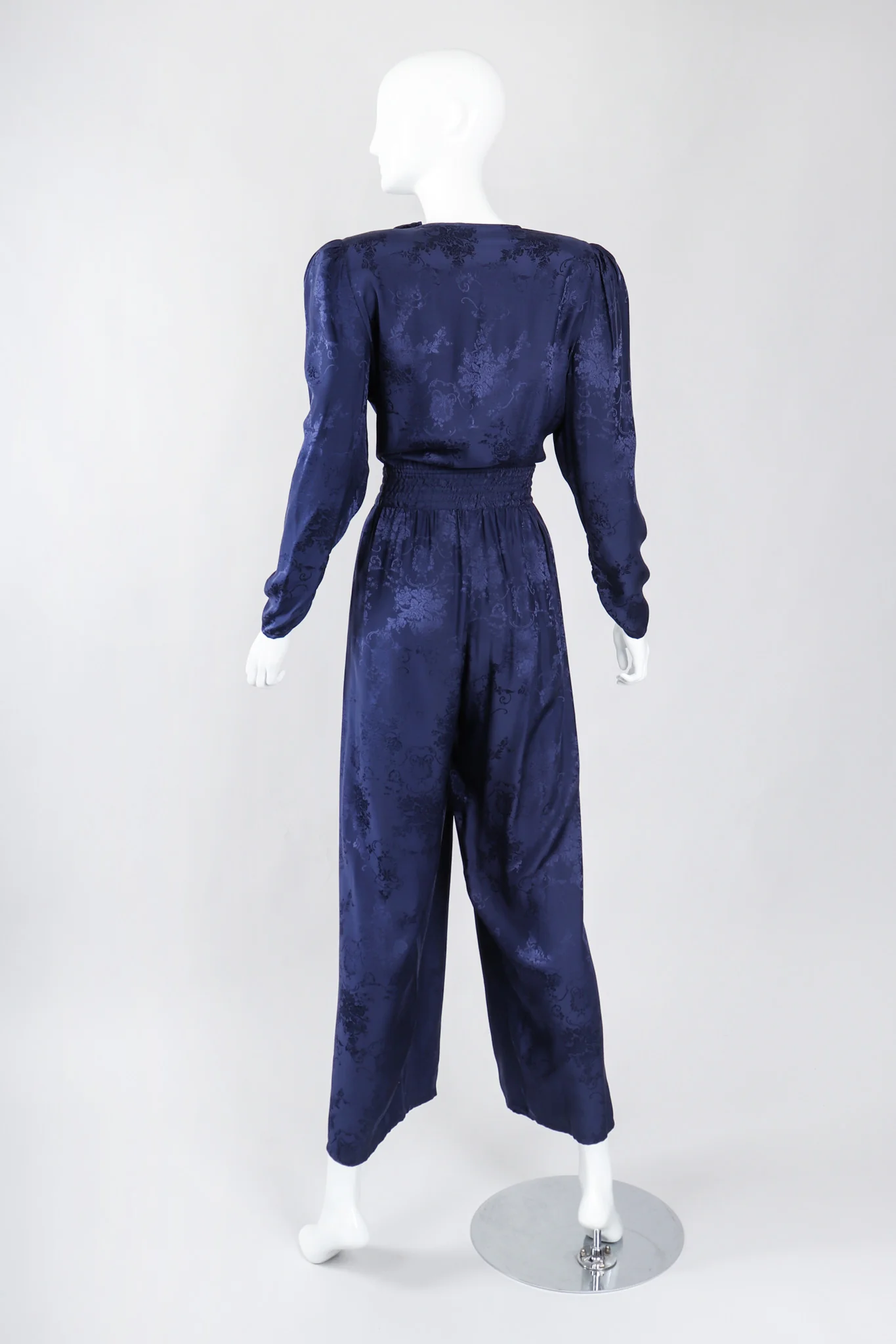 Silk Damask Power Jumpsuit - Image 5