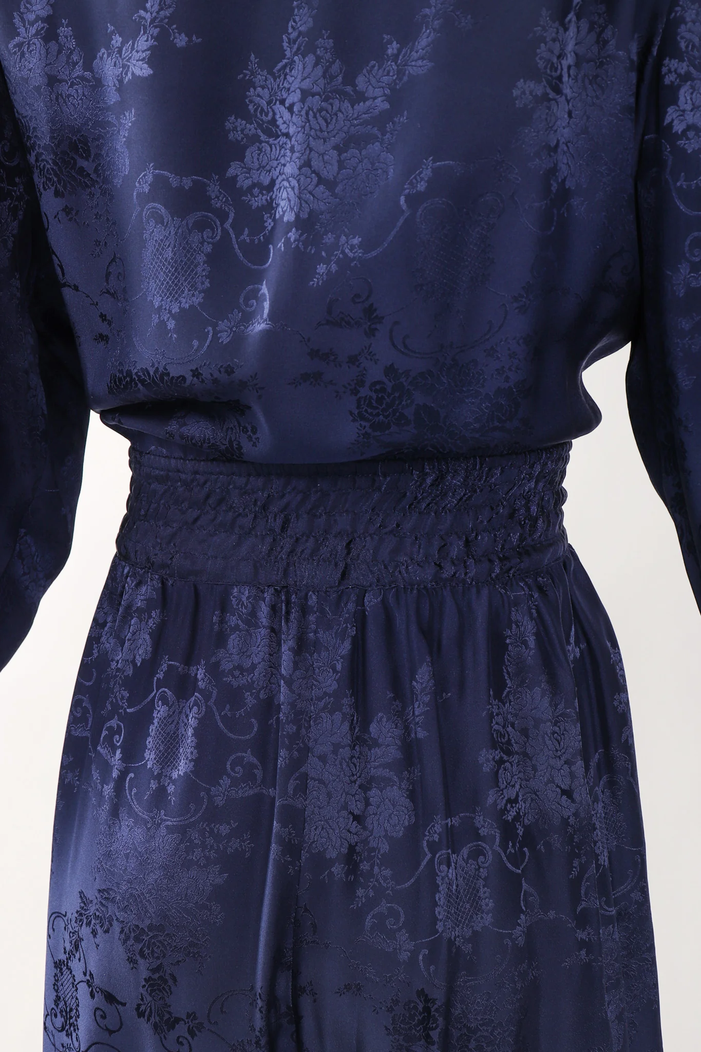 Silk Damask Power Jumpsuit - Image 7