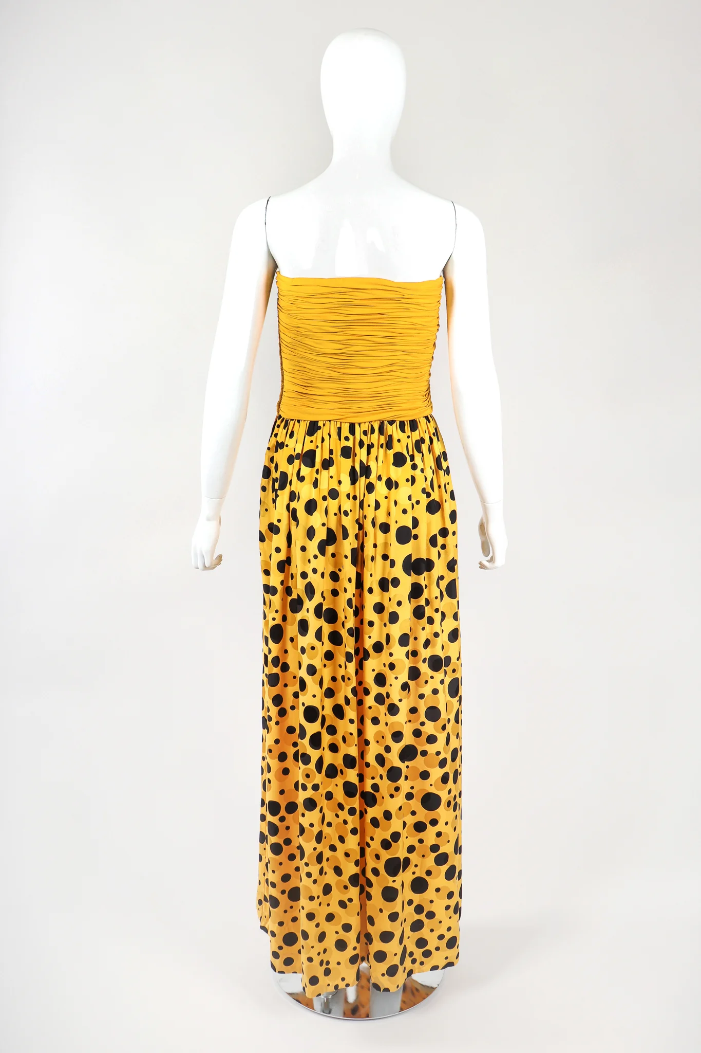 Silk Dot Dress & Sheer Jacket - Image 3