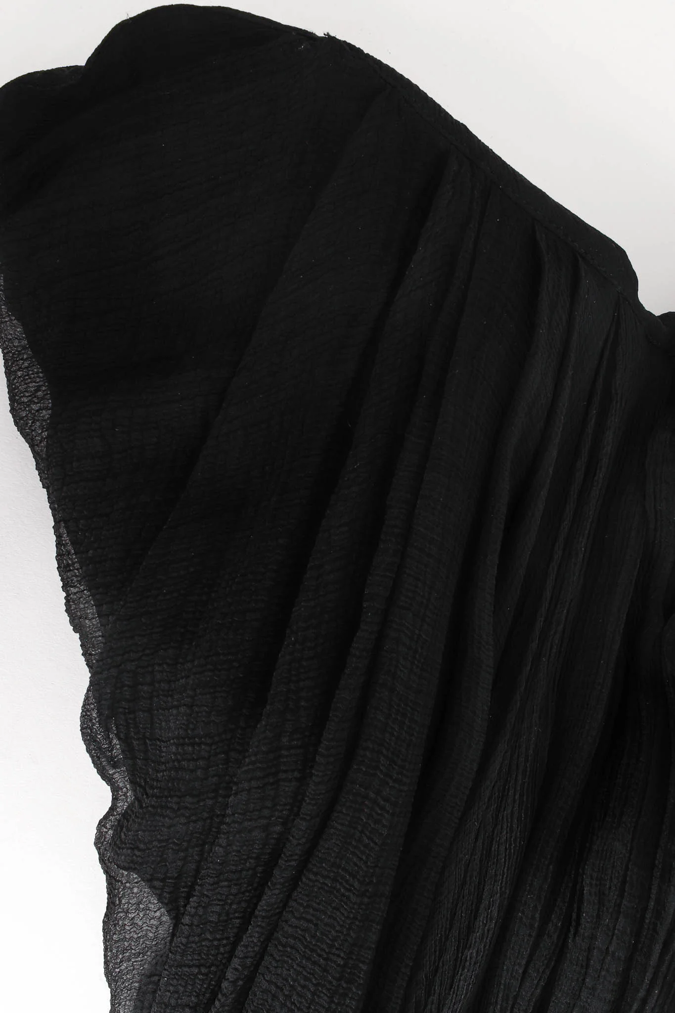Silk Column Drape Dress - Image 6