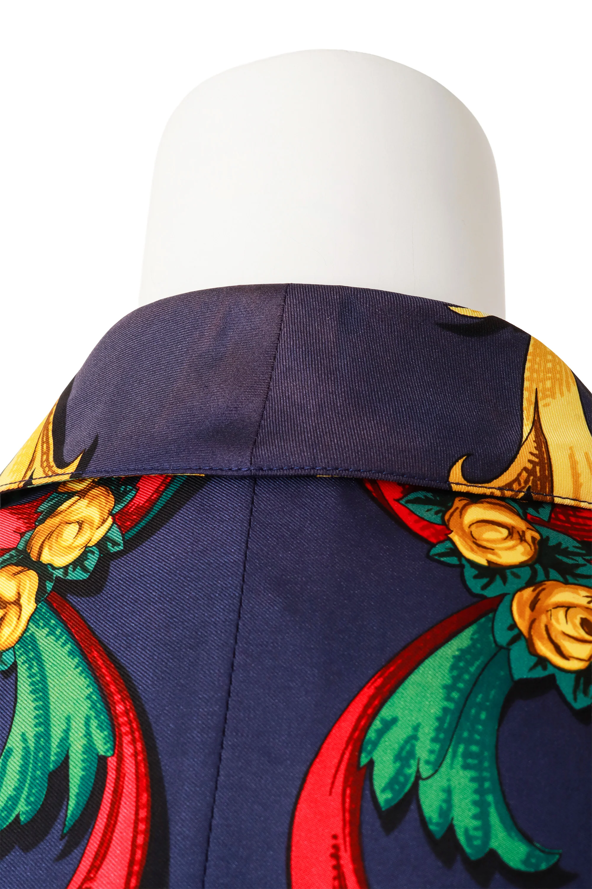 Silk Equestrian Print Shirtdress - Image 6