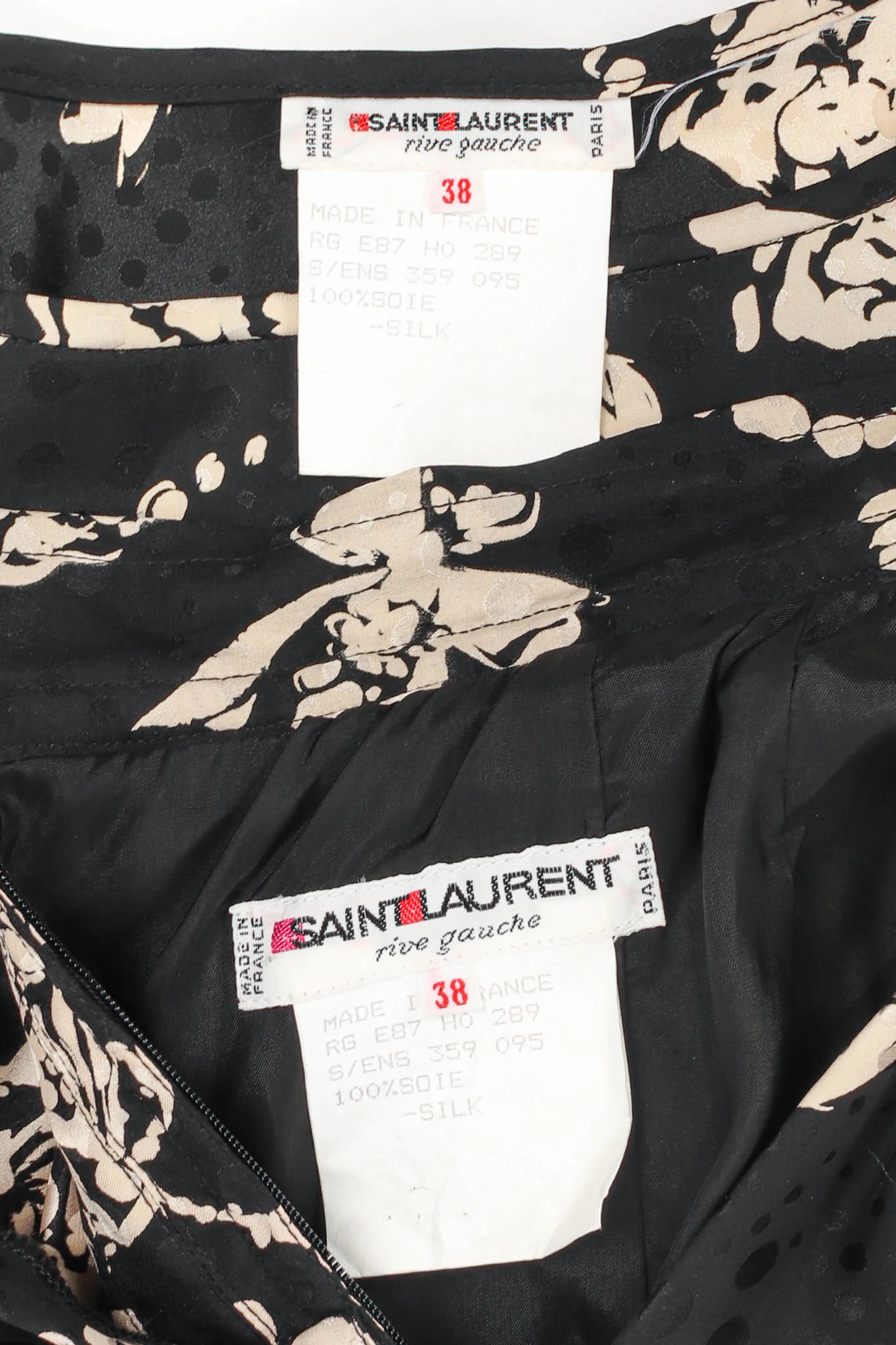 Silk Fan Print Top & Skirt Set - Image 21