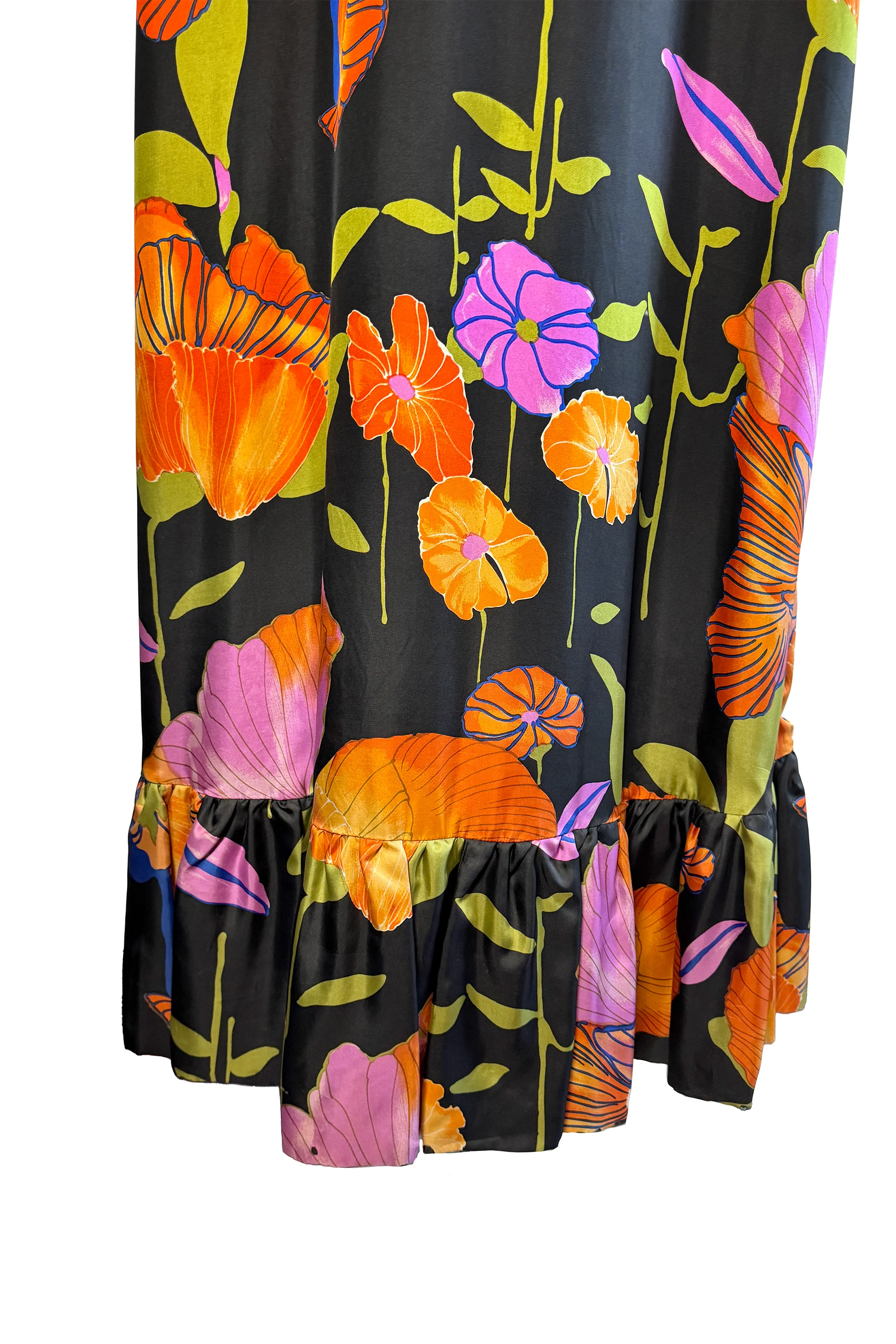 Silk Floral Cape - Image 4