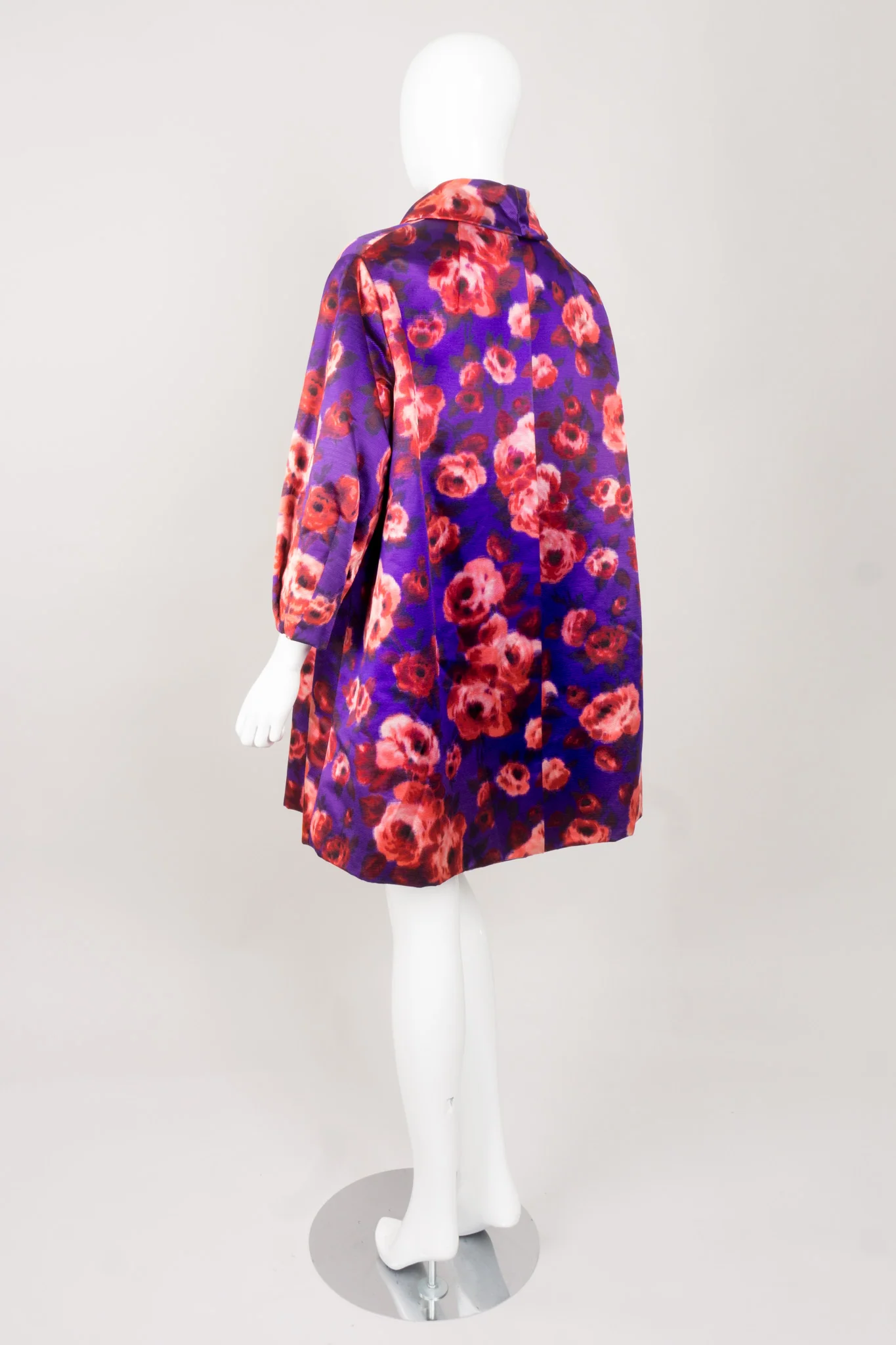 Silk Floral Coat - Image 5