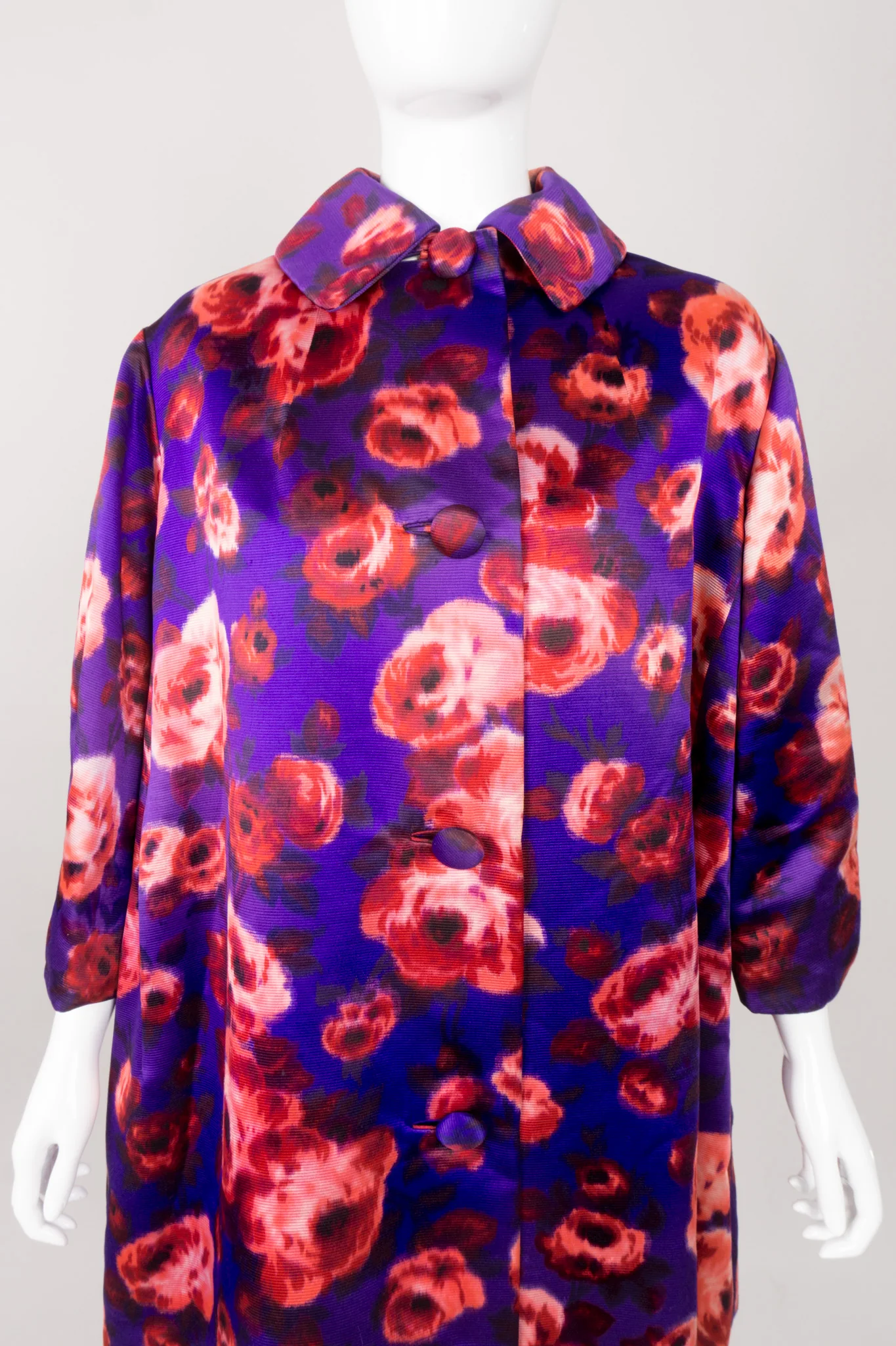 Silk Floral Coat - Image 8