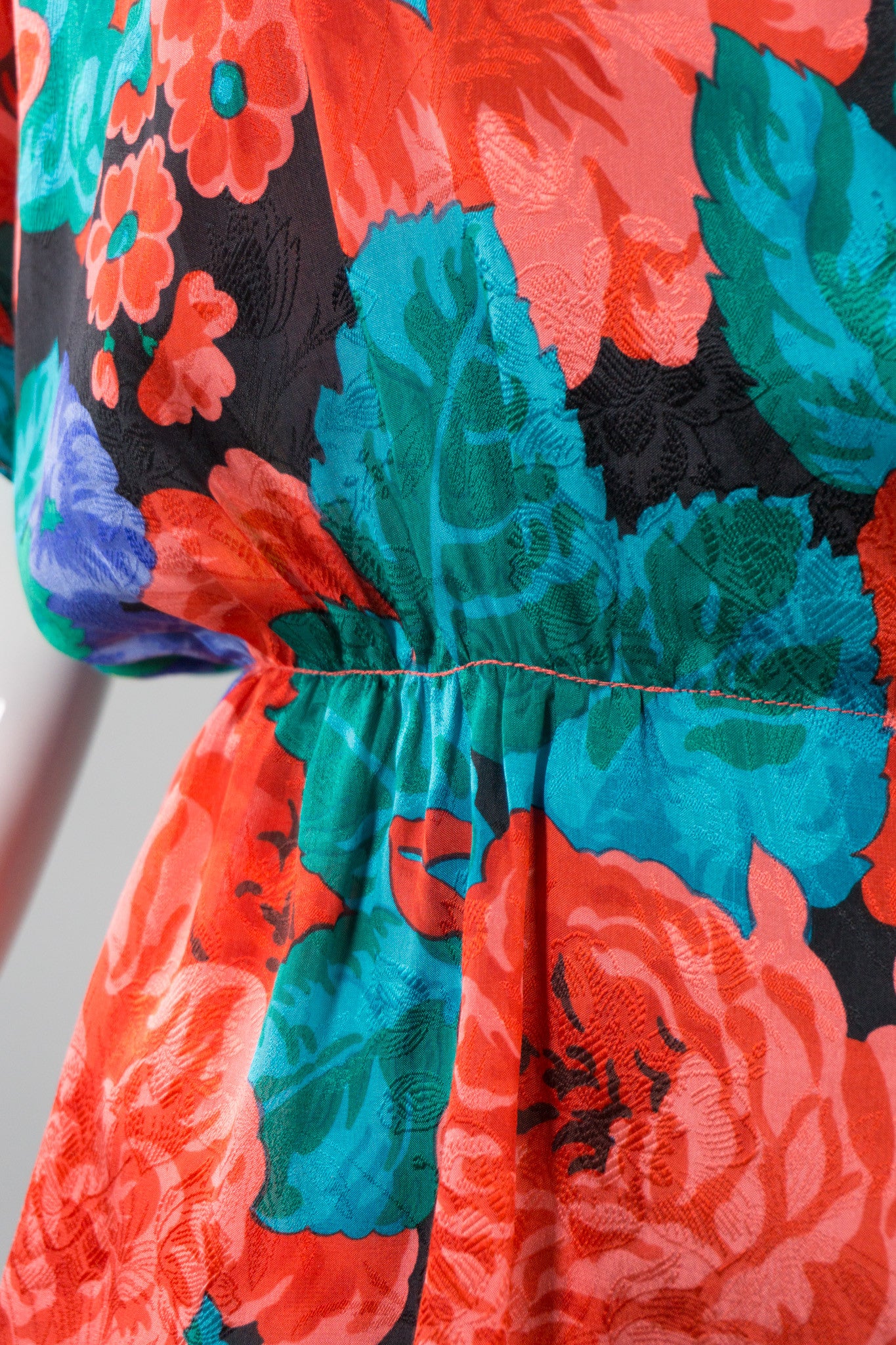 Silk Floral Print Top - Image 9