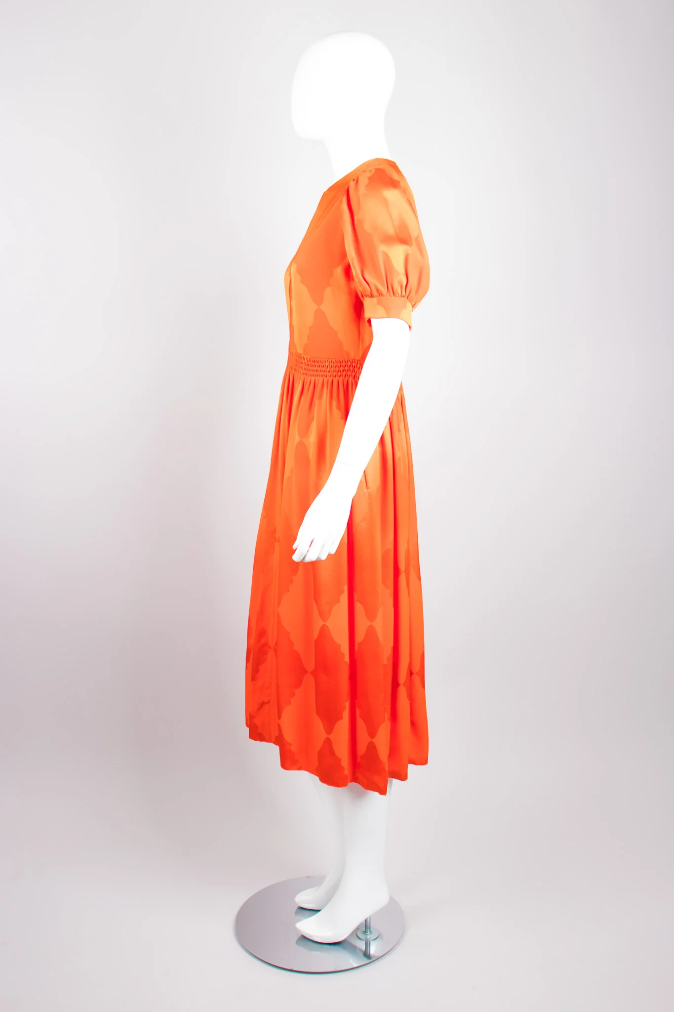 Silk Harlequin Dress - Image 3