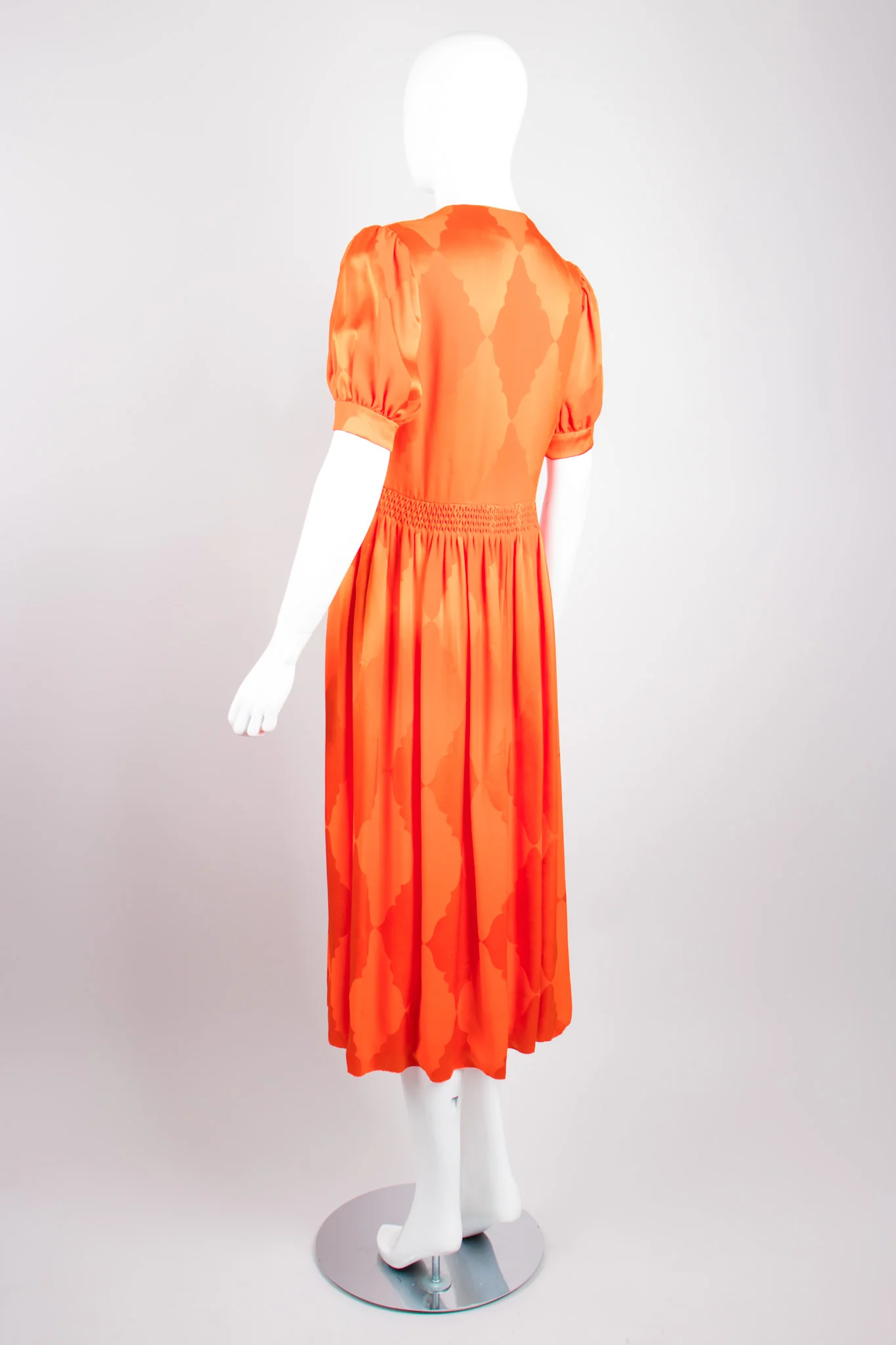 Silk Harlequin Dress - Image 4