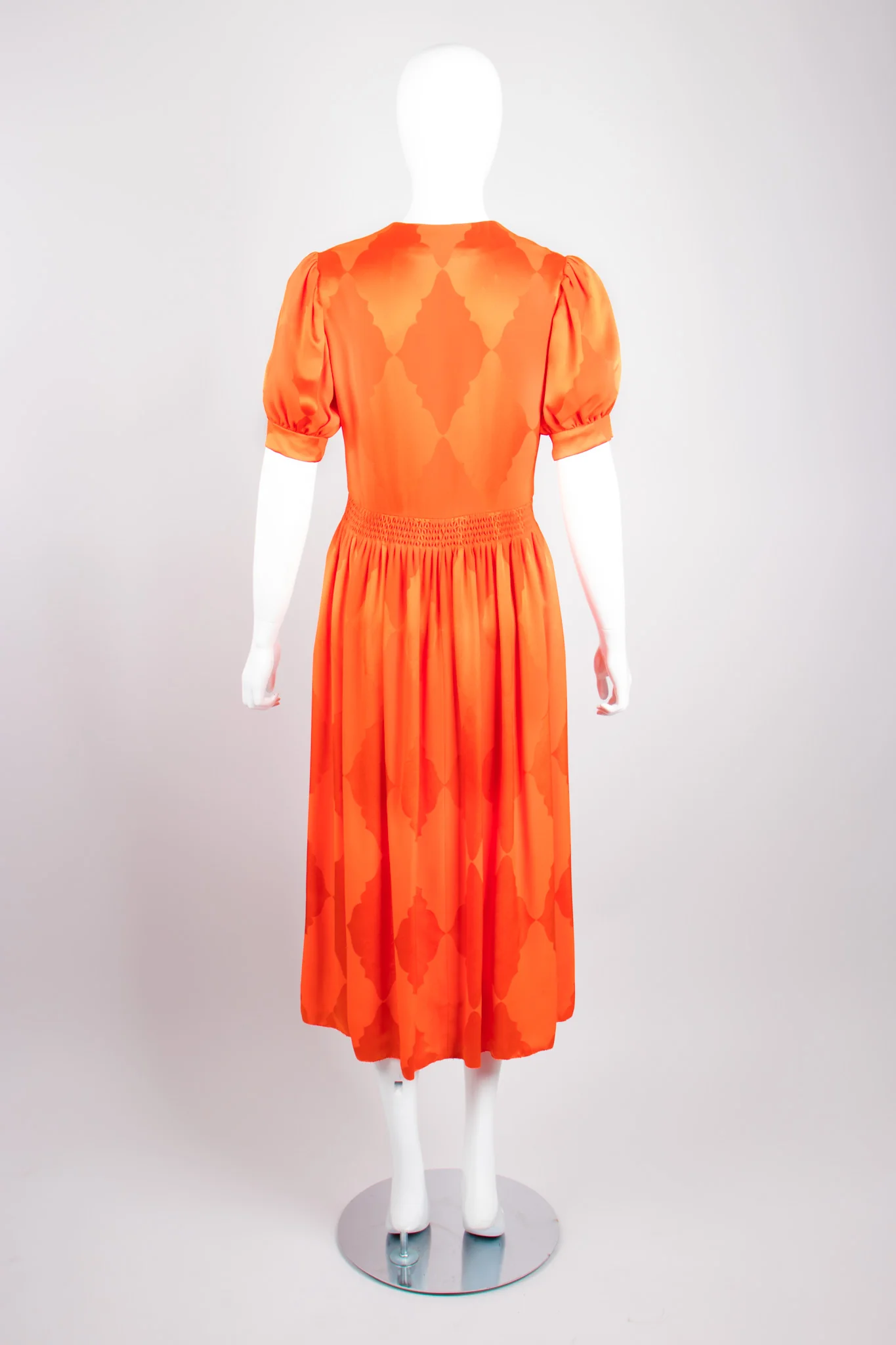 Silk Harlequin Dress - Image 5