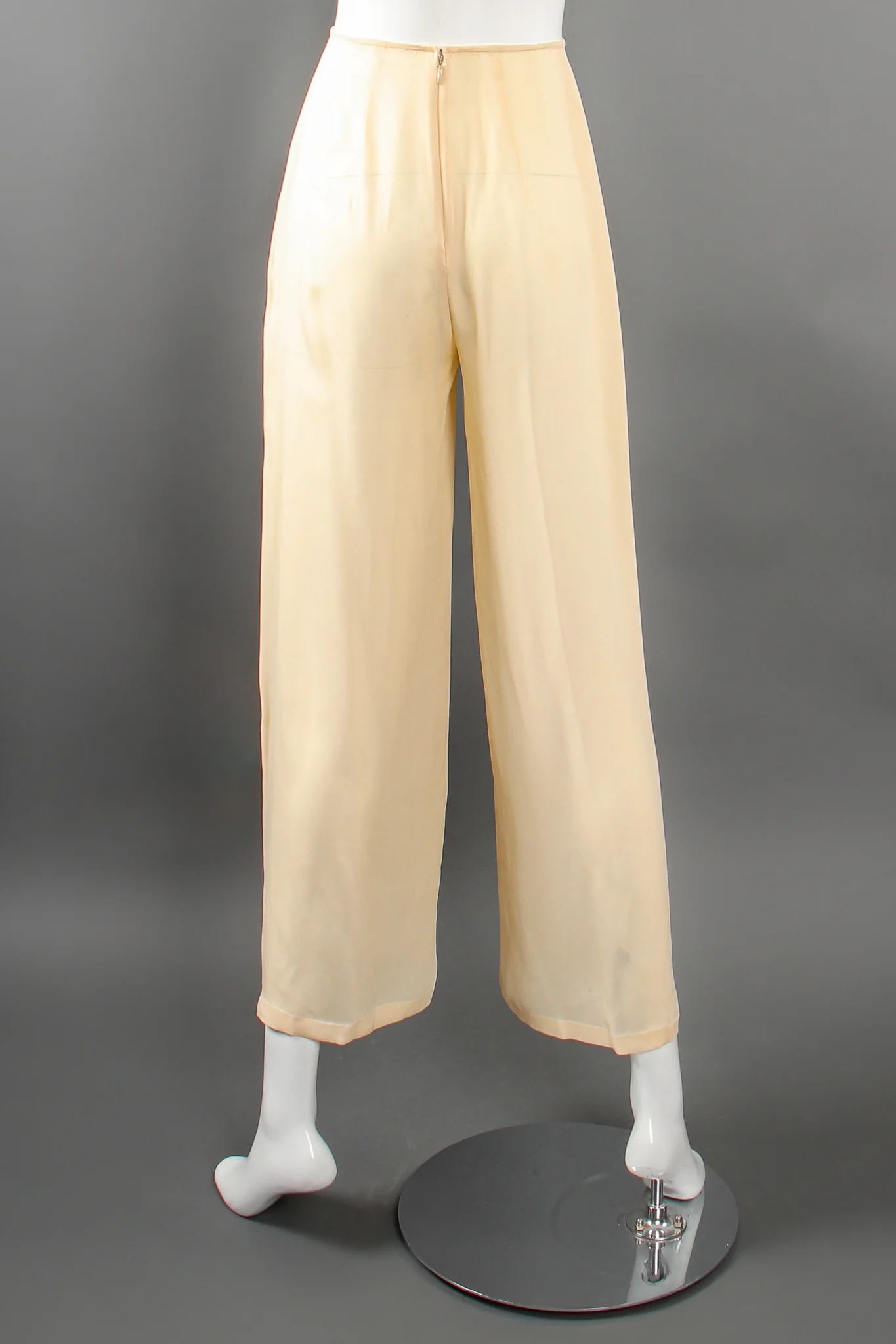 Silk Jacket & Chiffon Pant Suit Set - Image 14