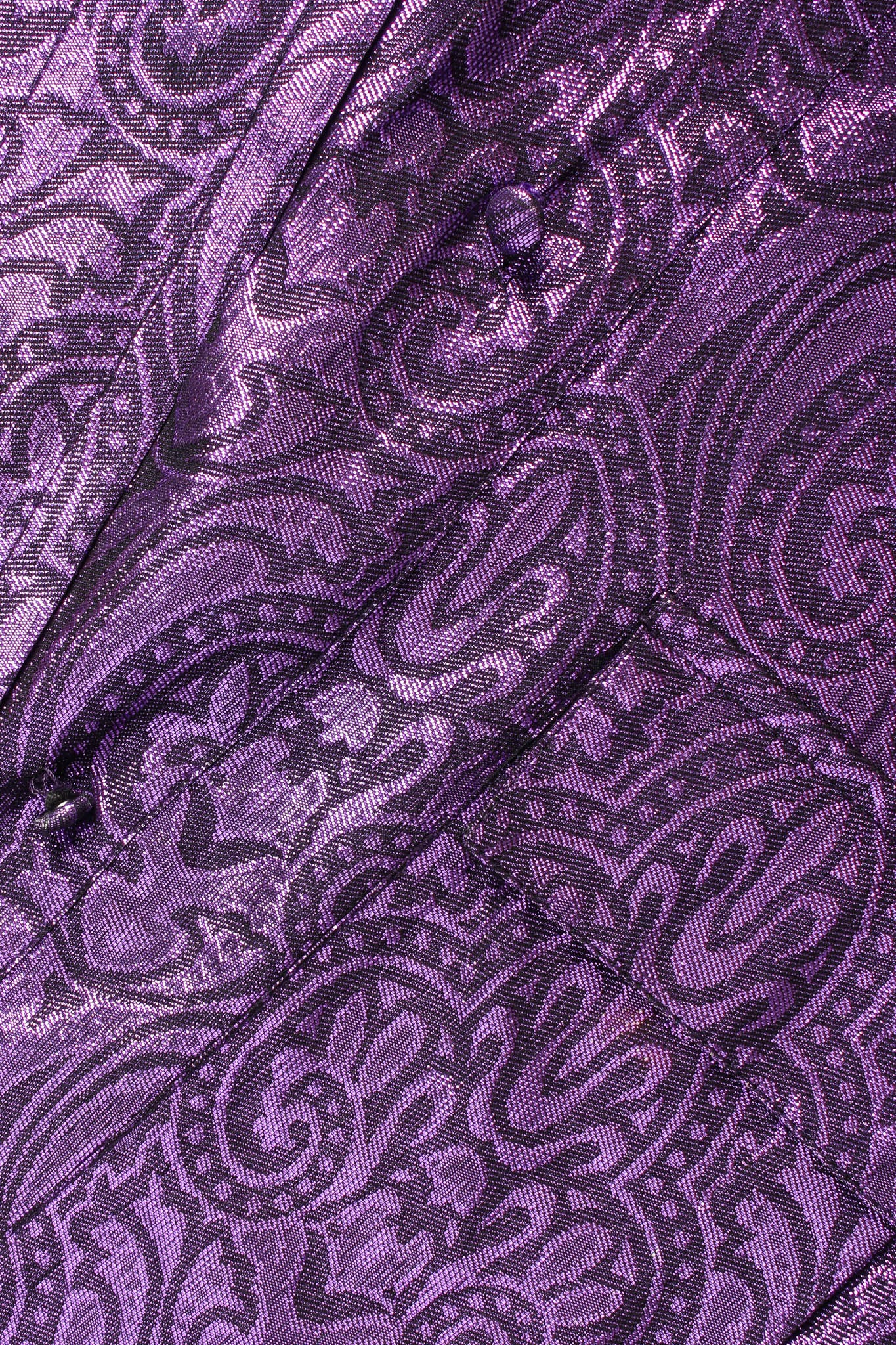 Silk Lamé Brocade Blouse - Image 6