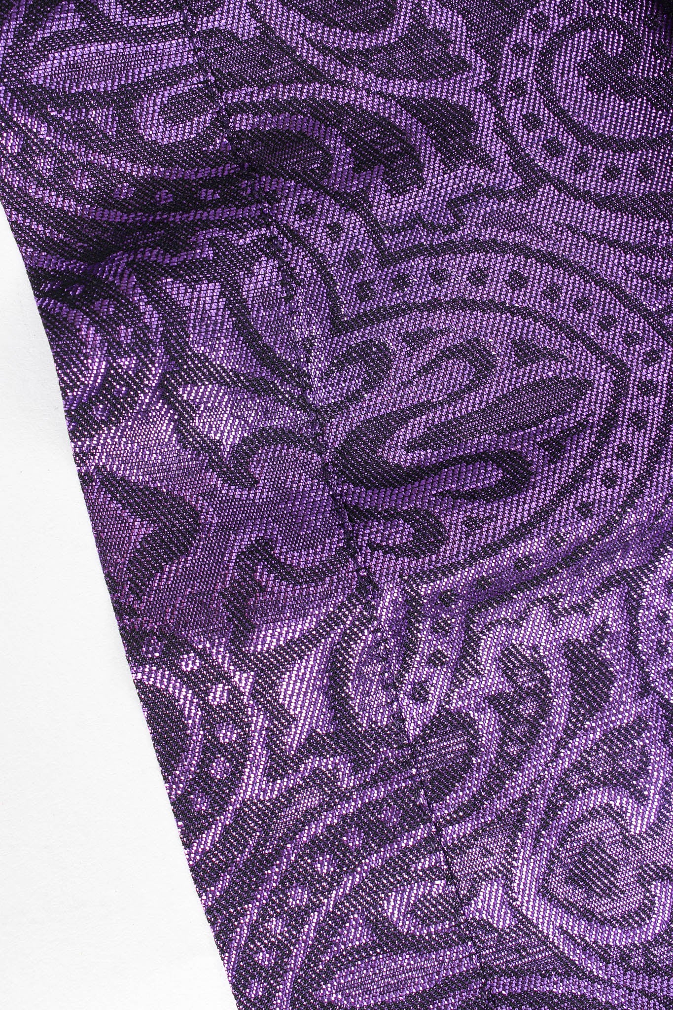 Silk Lamé Brocade Blouse - Image 8