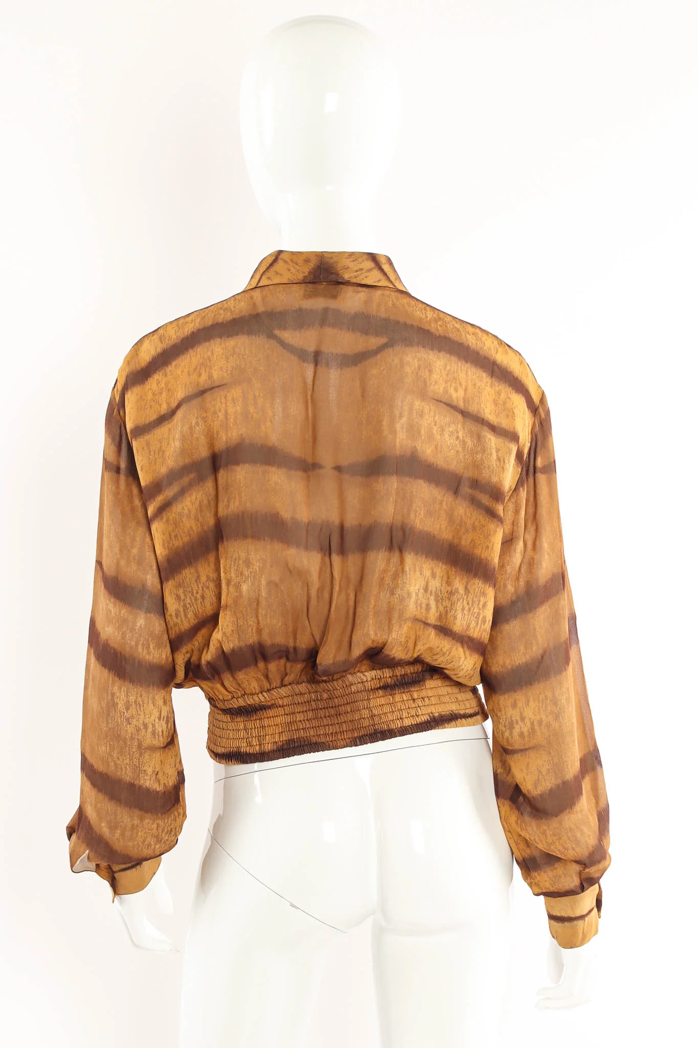 Silk Nyala Print Top & Skirt Set - Image 5