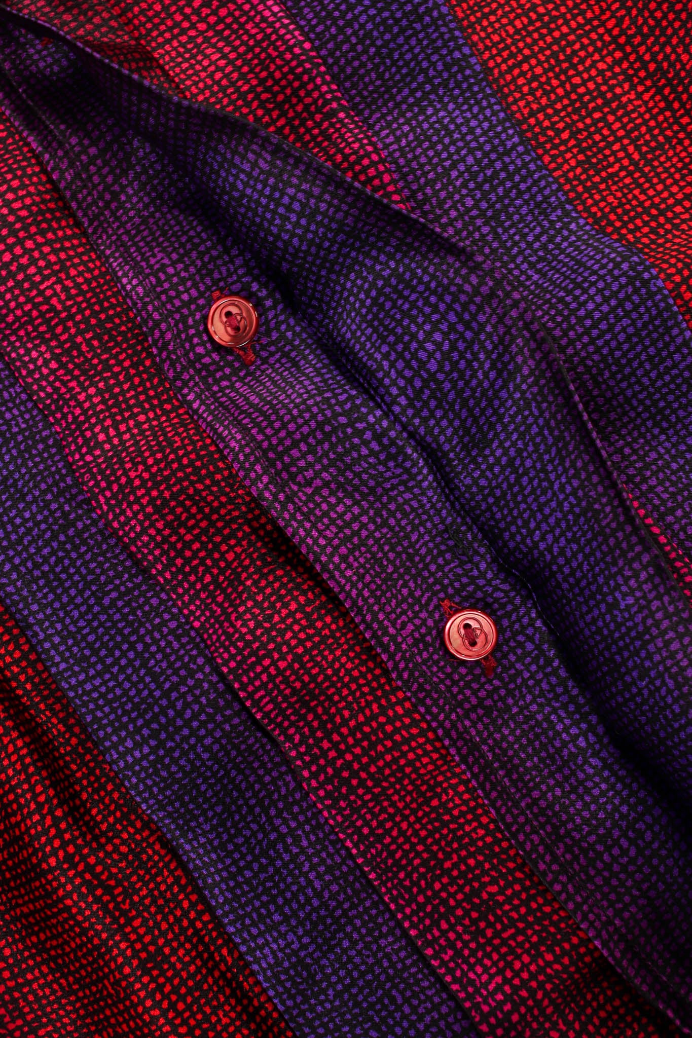 Silk Ombré Crosshatch Blouse - Image 6