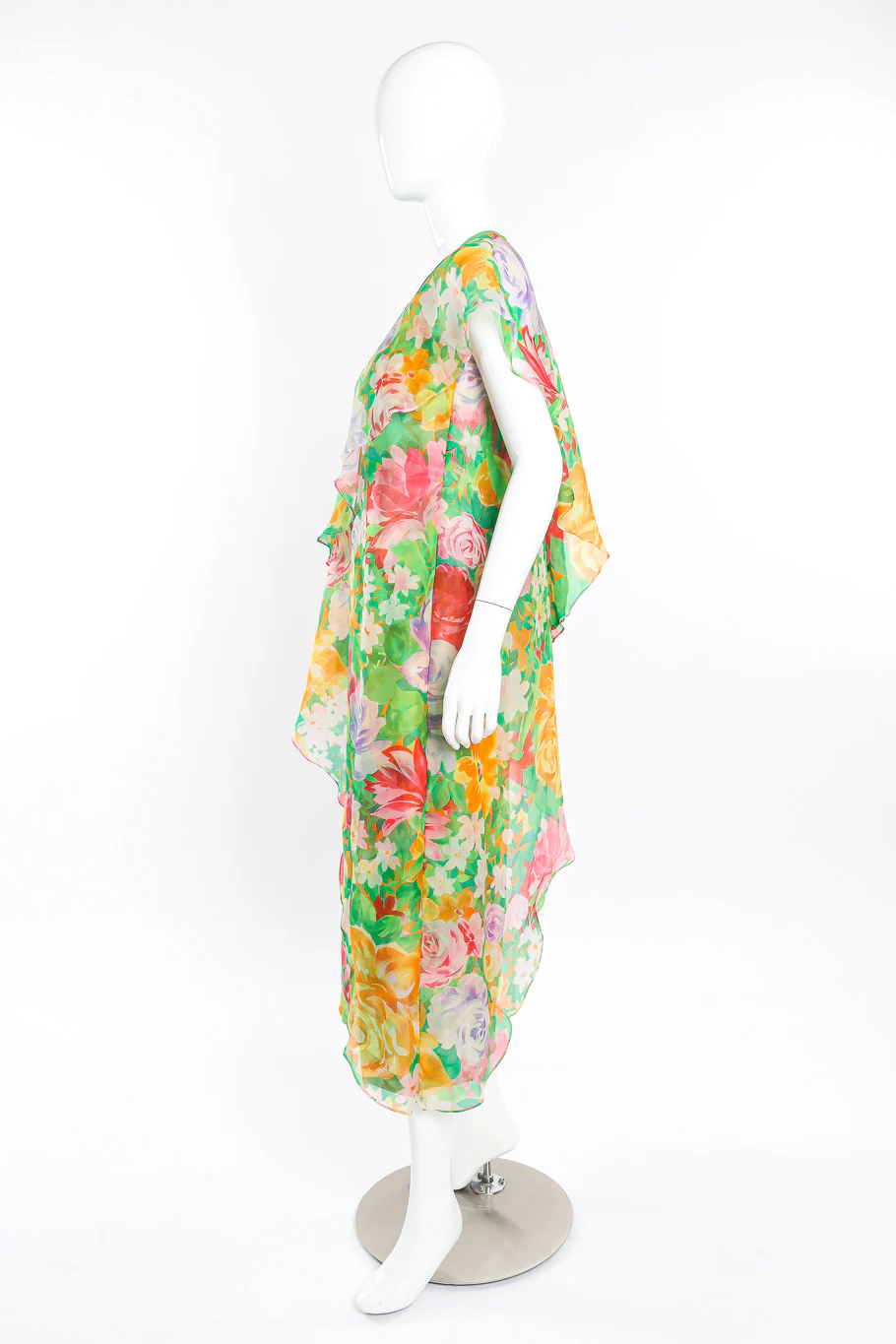Silk Organza Floral Dress - Image 2