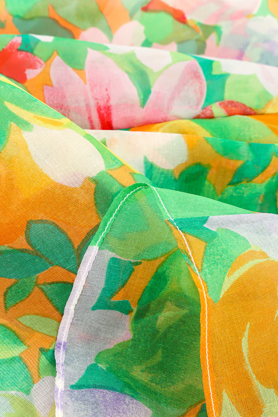 Silk Organza Floral Dress - Image 7