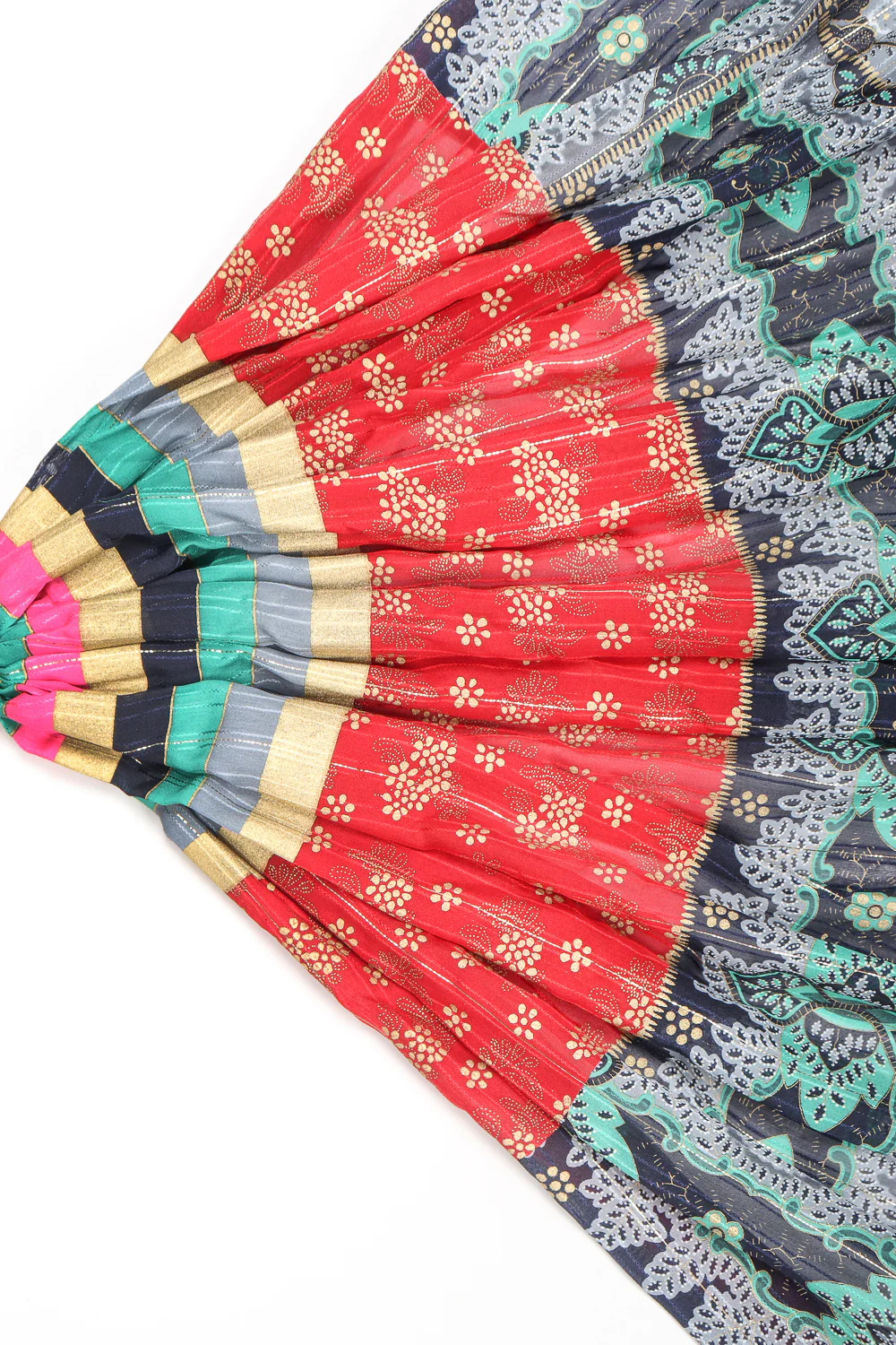 Silk Paisley Tassel Scarf Wrap - Image 8