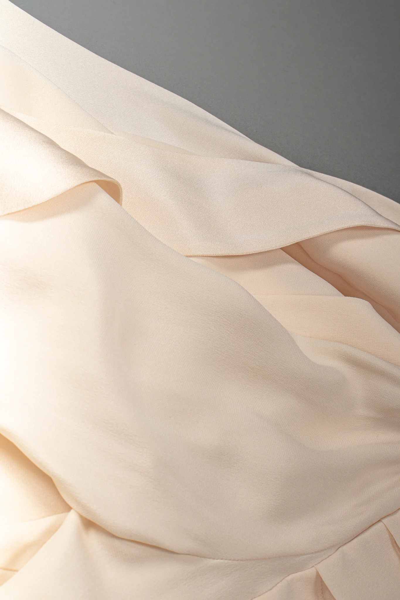 Silk Panel Tuck Bow Blouse - Image 10