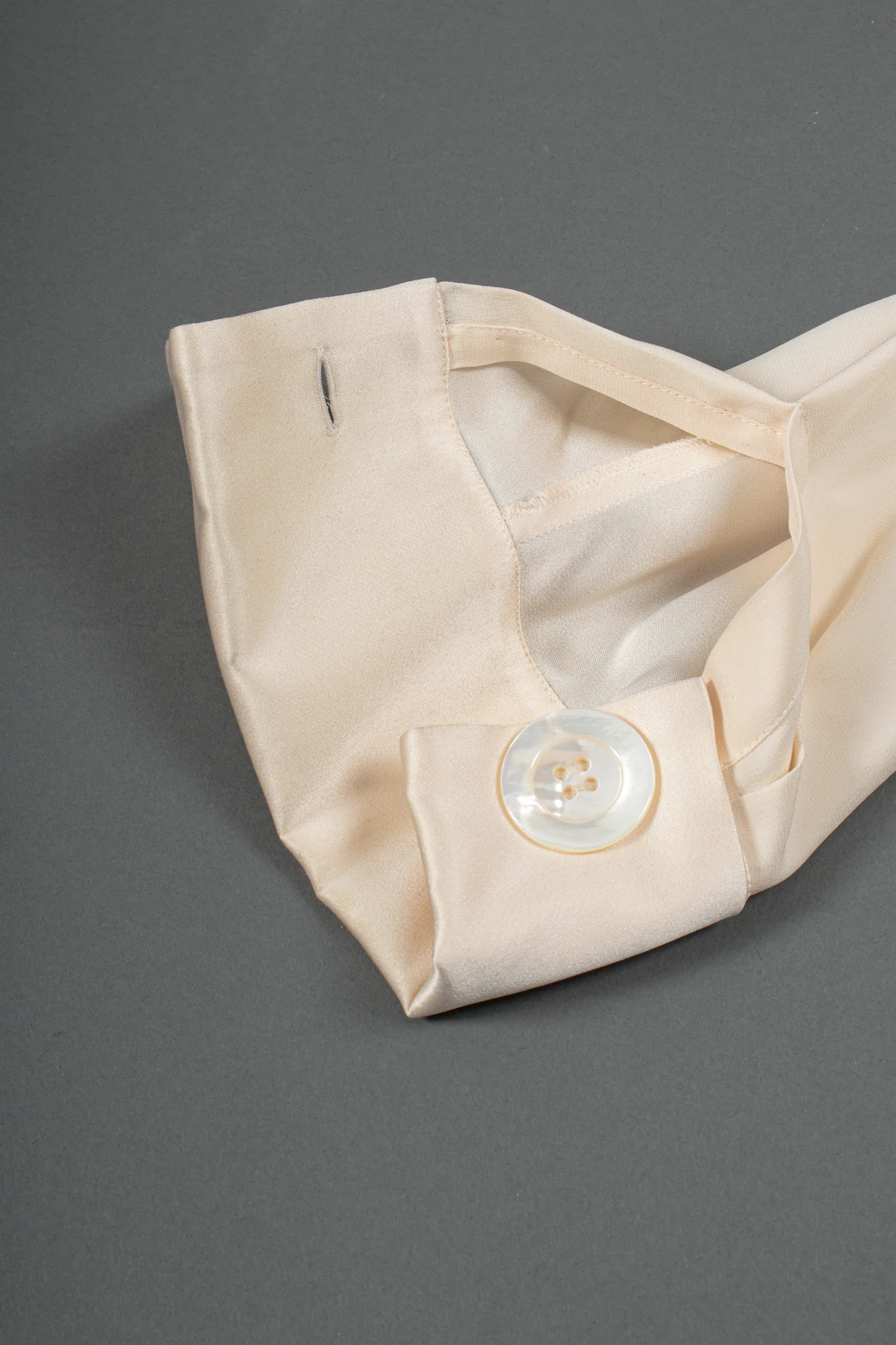 Silk Panel Tuck Bow Blouse - Image 12