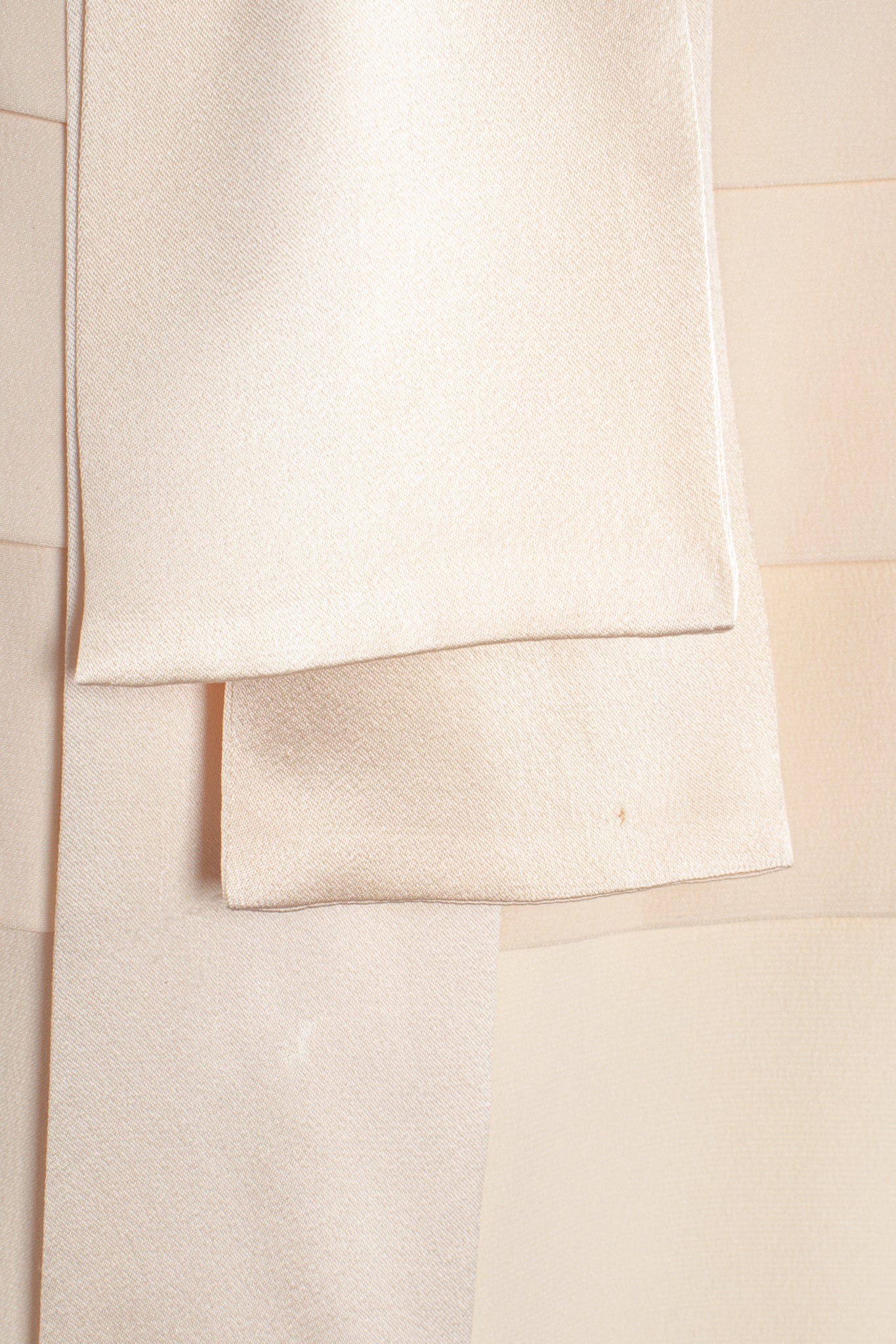 Silk Panel Tuck Bow Blouse - Image 20