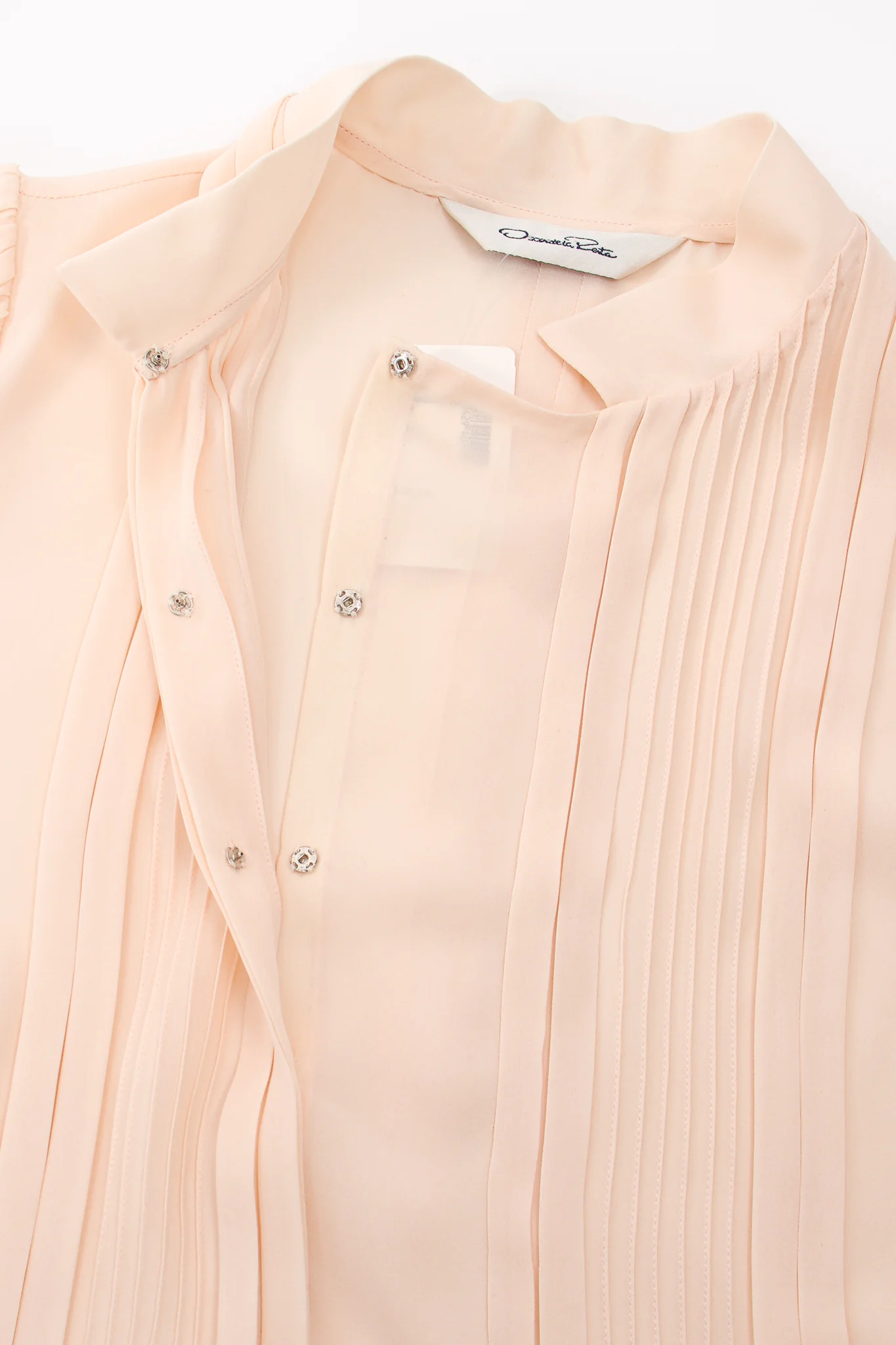 Silk Pintuck Blouse - Image 12