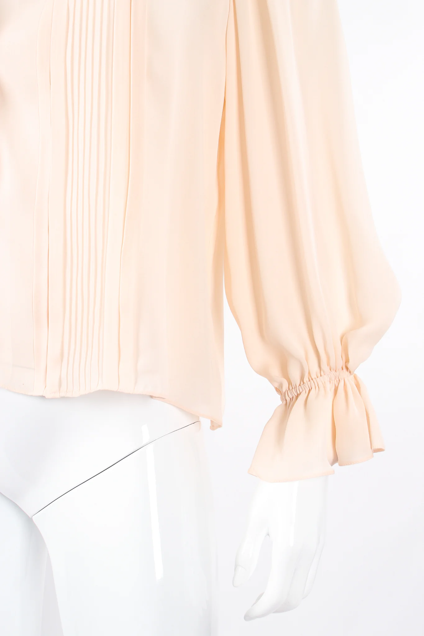 Silk Pintuck Blouse - Image 3