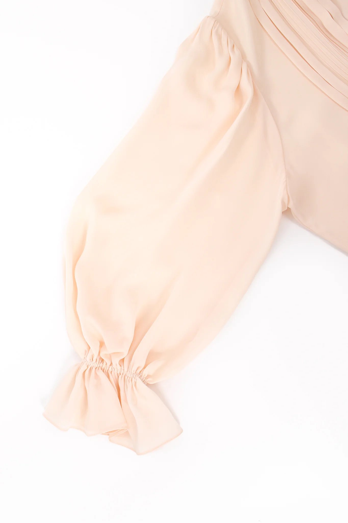 Silk Pintuck Blouse - Image 9