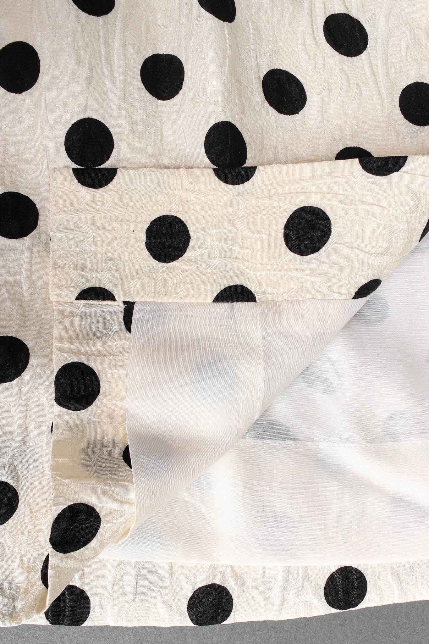 Silk Polka Dot Jacket & Skirt Set - Image 17