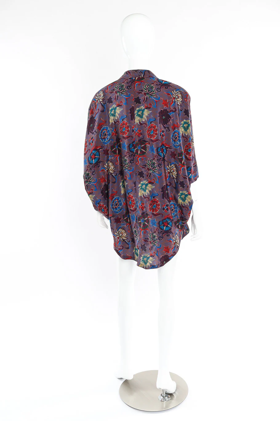 Silk Poncho Blouse - Image 4