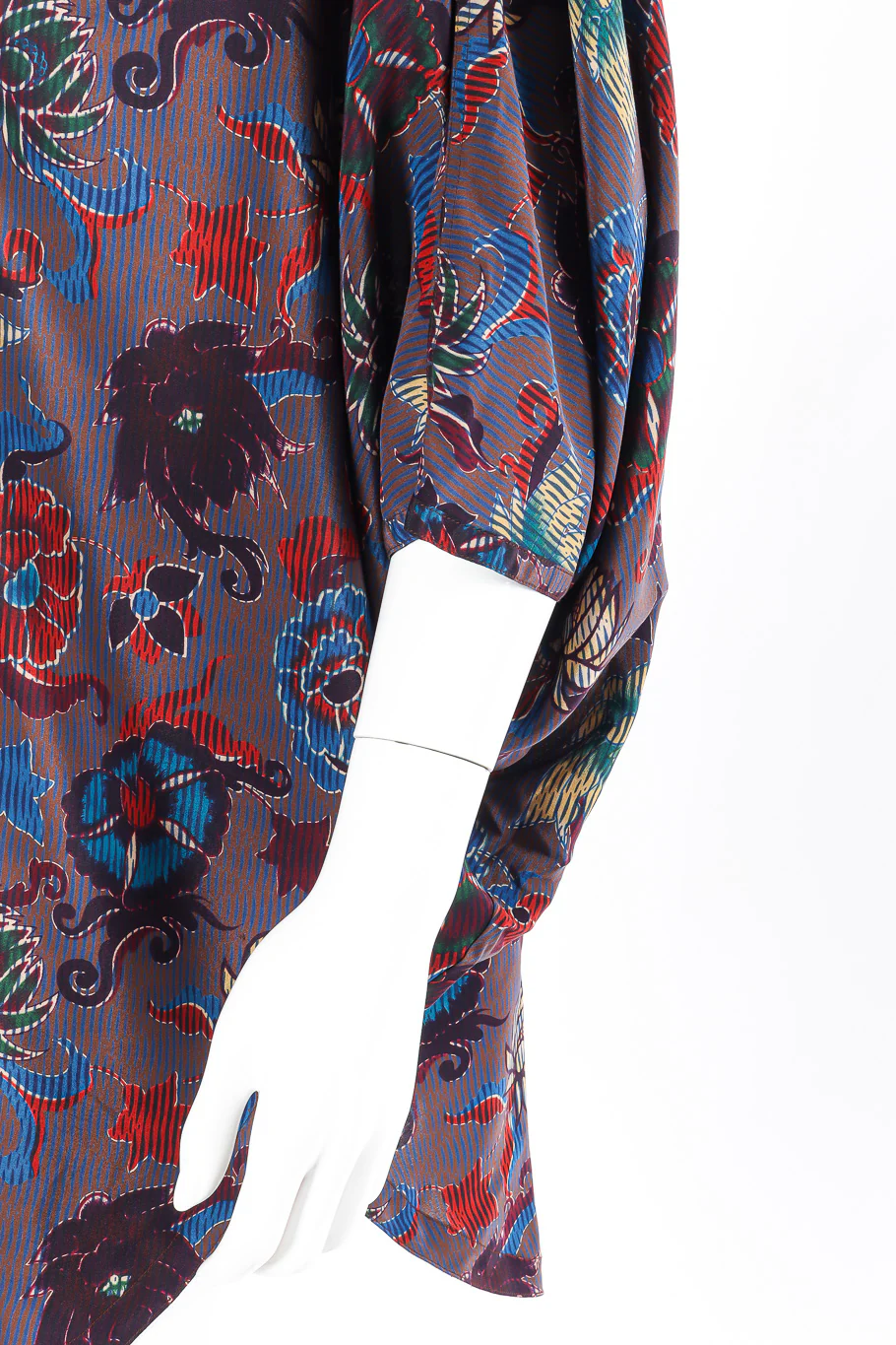 Silk Poncho Blouse - Image 5
