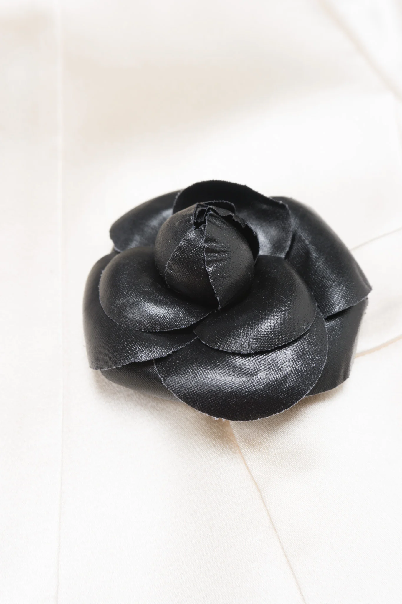 Silk Satin Camellia Jacket - Image 11