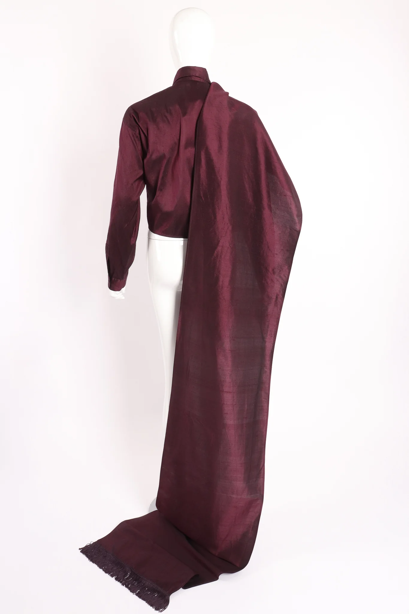 Silk Scarf Shirt - Image 9