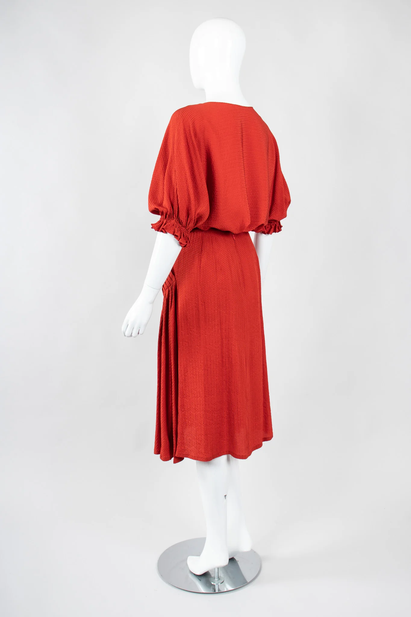Silk Seersucker Tie Top & Skirt Set - Image 6