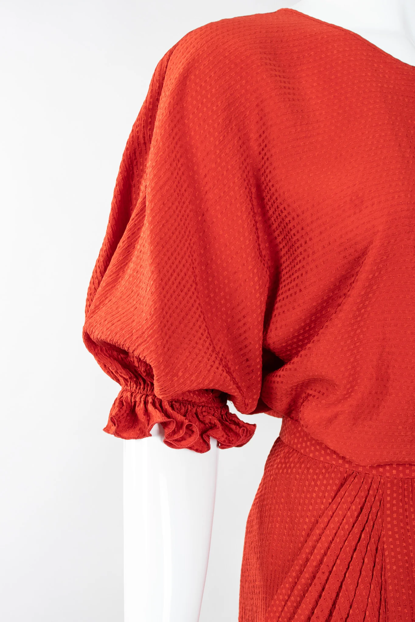 Silk Seersucker Tie Top & Skirt Set - Image 9