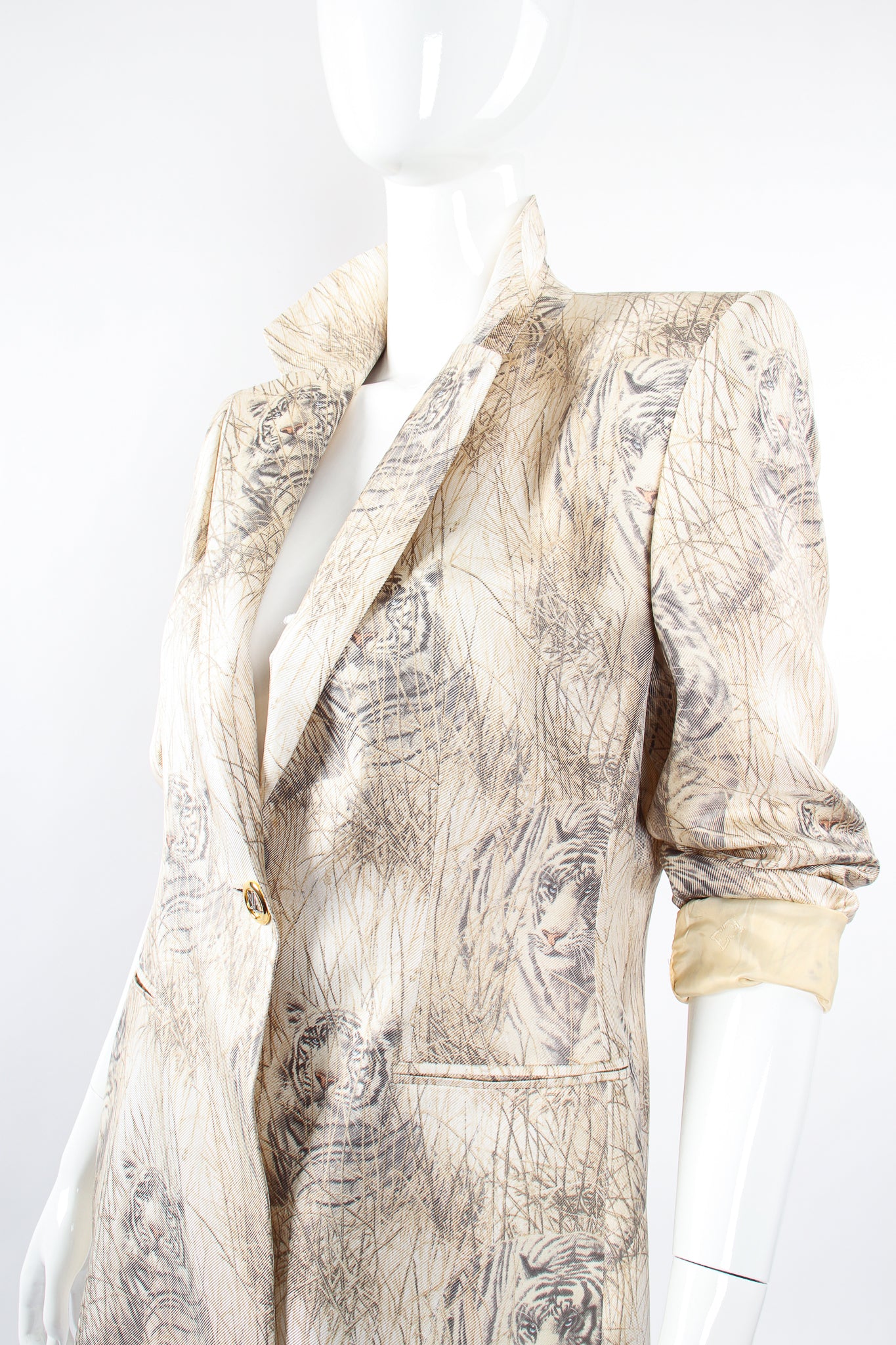 Silk Snow Tiger Jacket