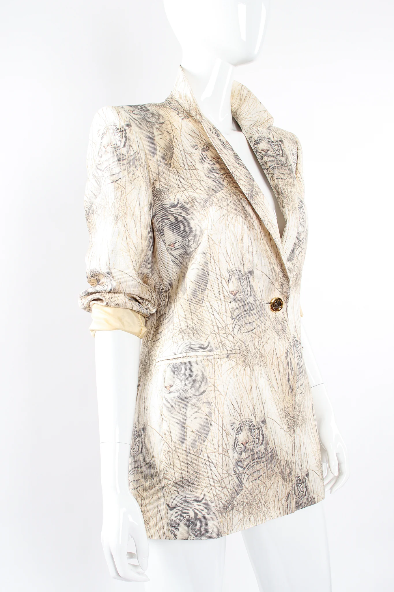 Silk Snow Tiger Jacket - Image 3