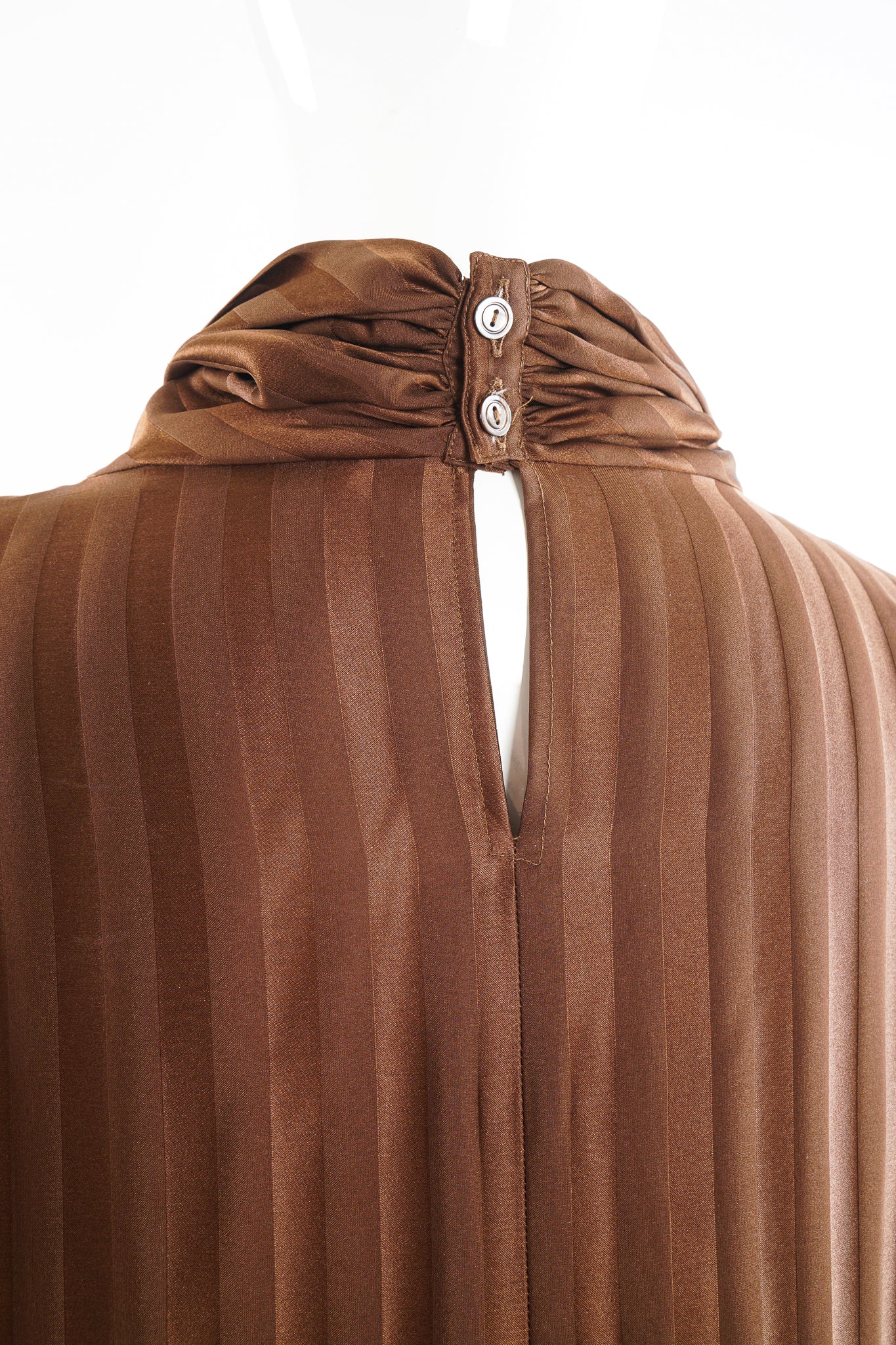Silk Stripe Blouse - Image 8