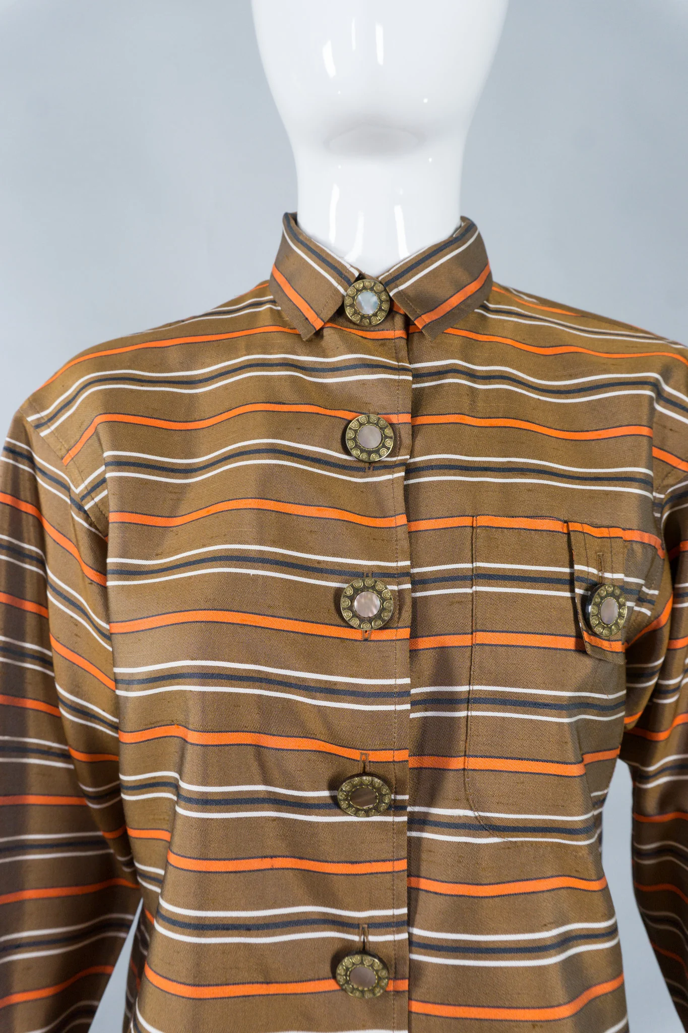Silk Stripe Tunic - Image 8