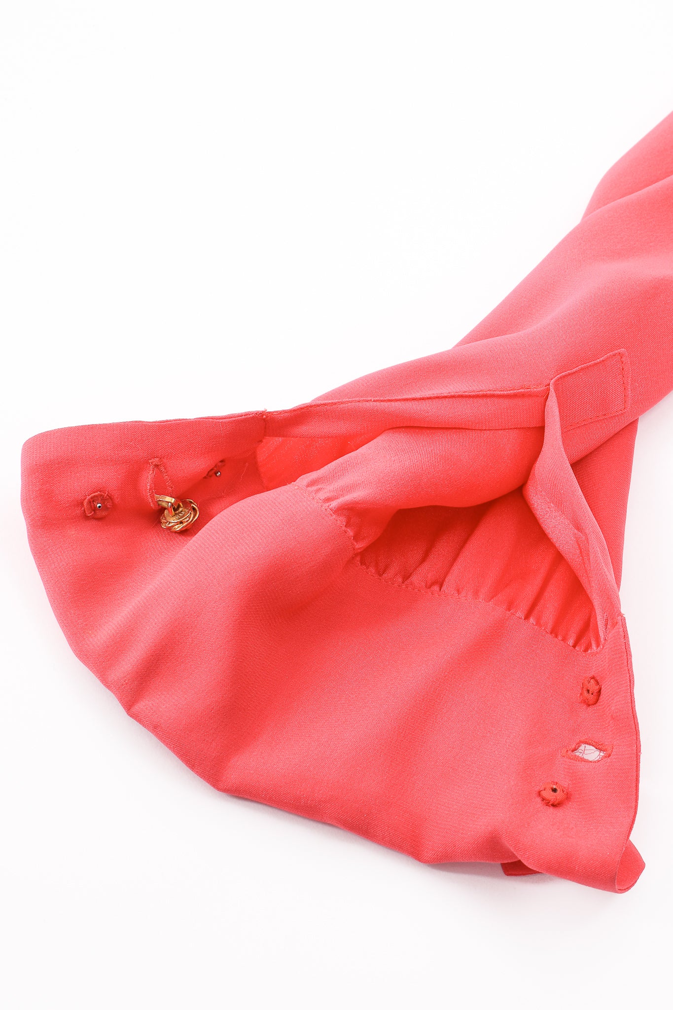 Silk Tie Neck Shirt - Image 10